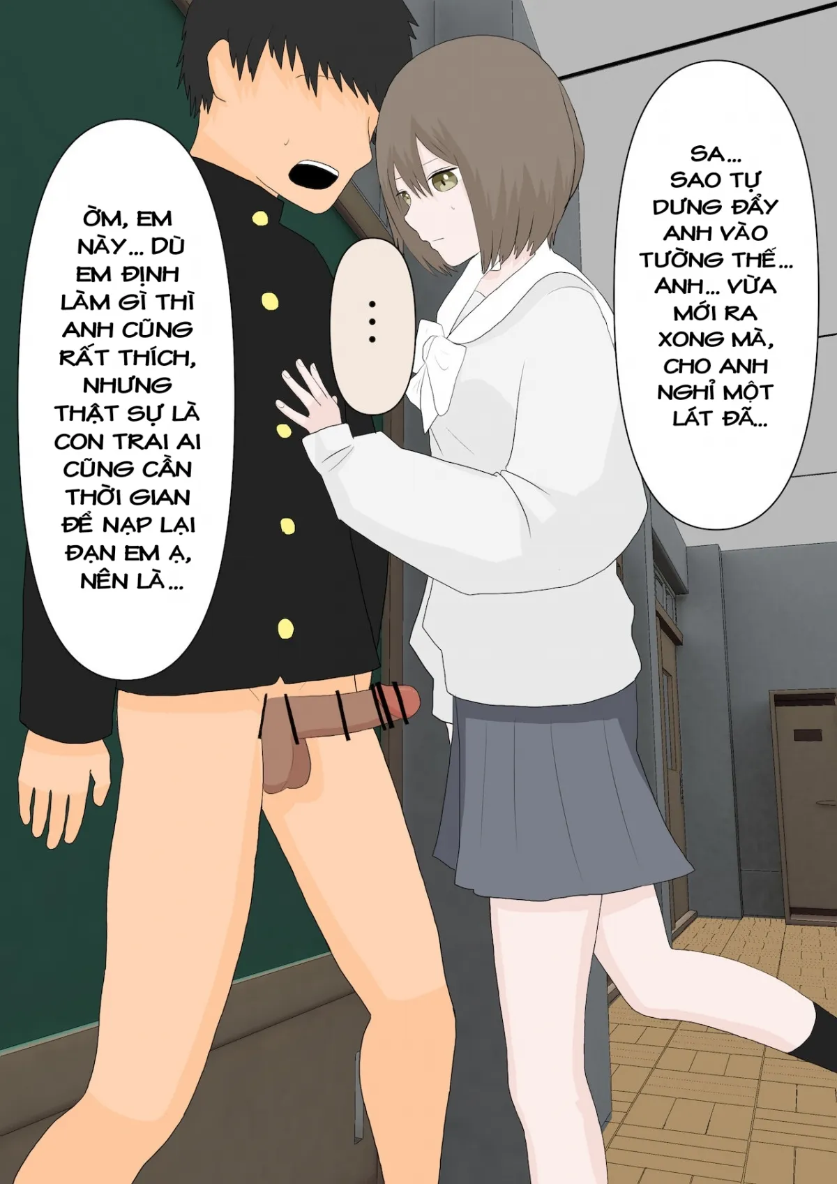 HentaiVN.net - Ảnh 26 - Kanojo ni Ningen no Songen o Fuminijirareru - Oneshot