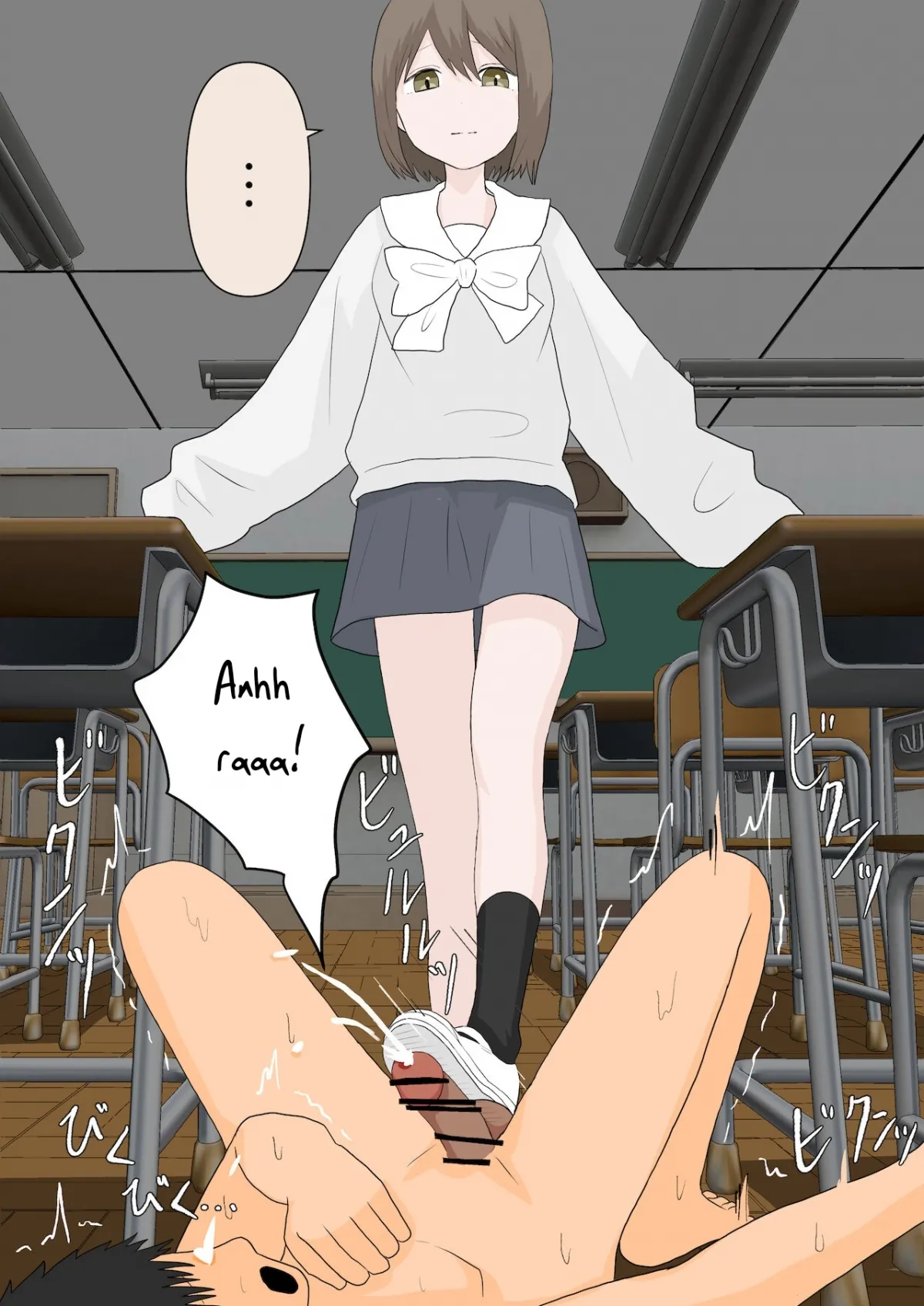 HentaiVN.net - Ảnh 32 - Kanojo ni Ningen no Songen o Fuminijirareru - Oneshot