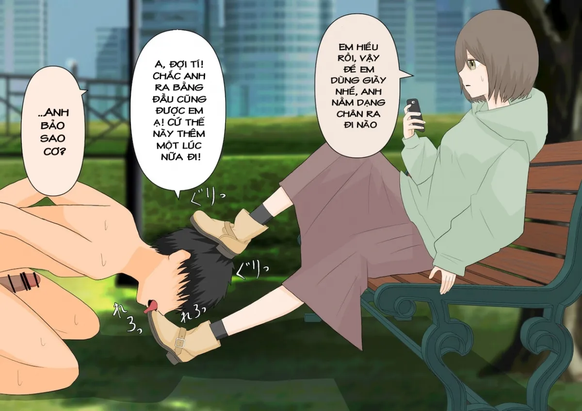 HentaiVN.net - Ảnh 37 - Kanojo ni Ningen no Songen o Fuminijirareru - Oneshot
