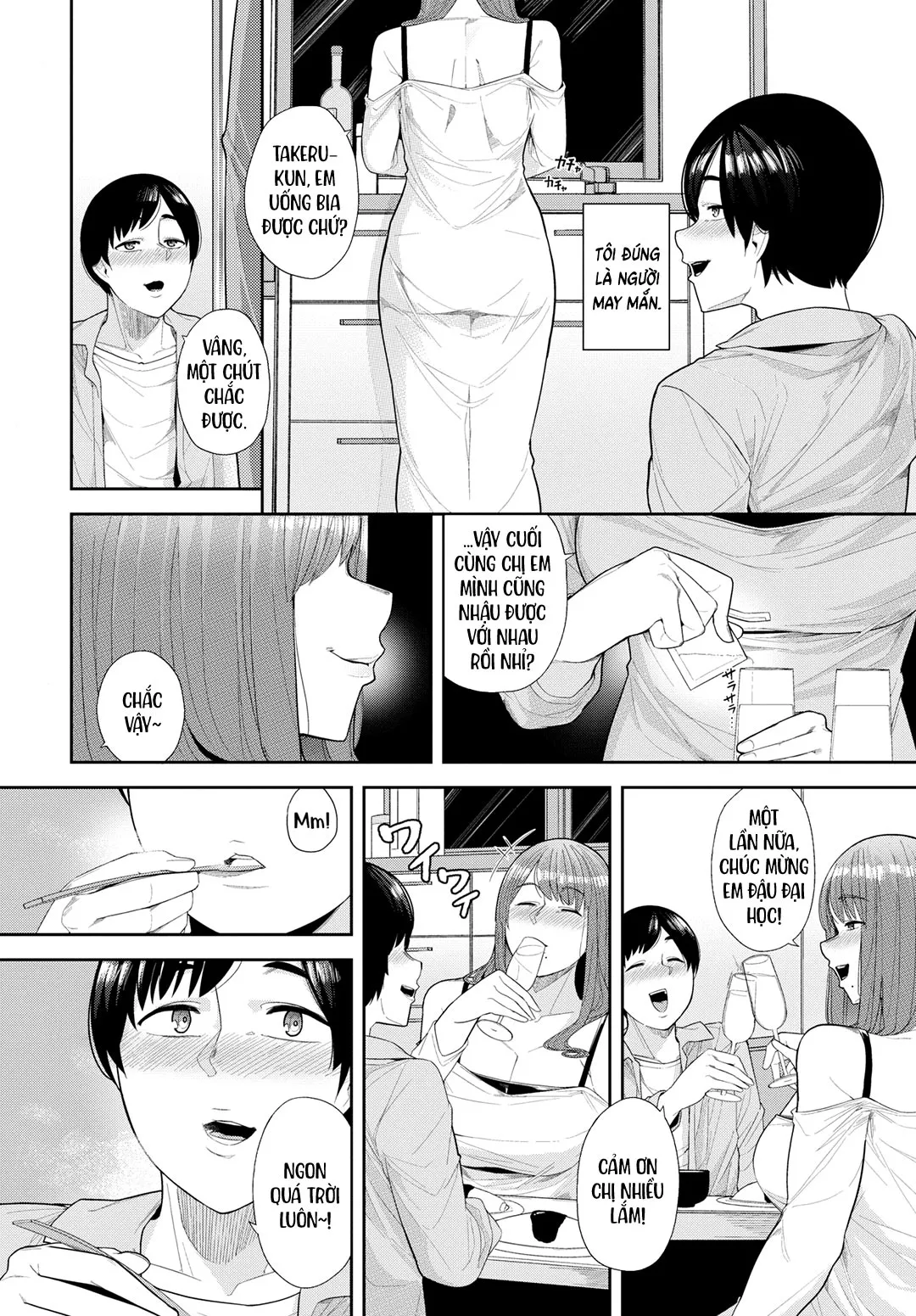 HentaiVN.net - Ảnh 3 - Chị họ hàng xóm là chủ nhân của tôi - Oneshot