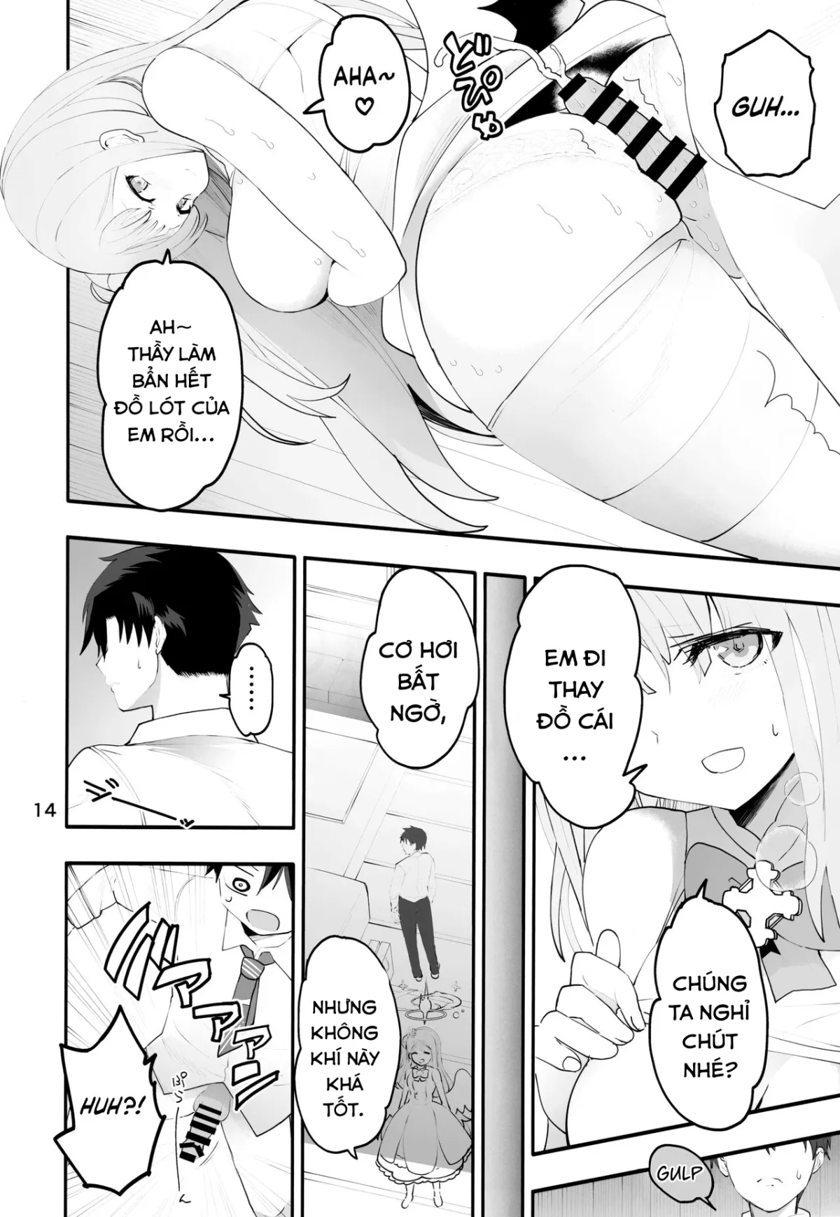 HentaiVN.net - Ảnh 16 - Mikakutei de Miseijuku na Ohime-sama (Blue Archive) [Undetermined and Immature Princess] - Oneshot