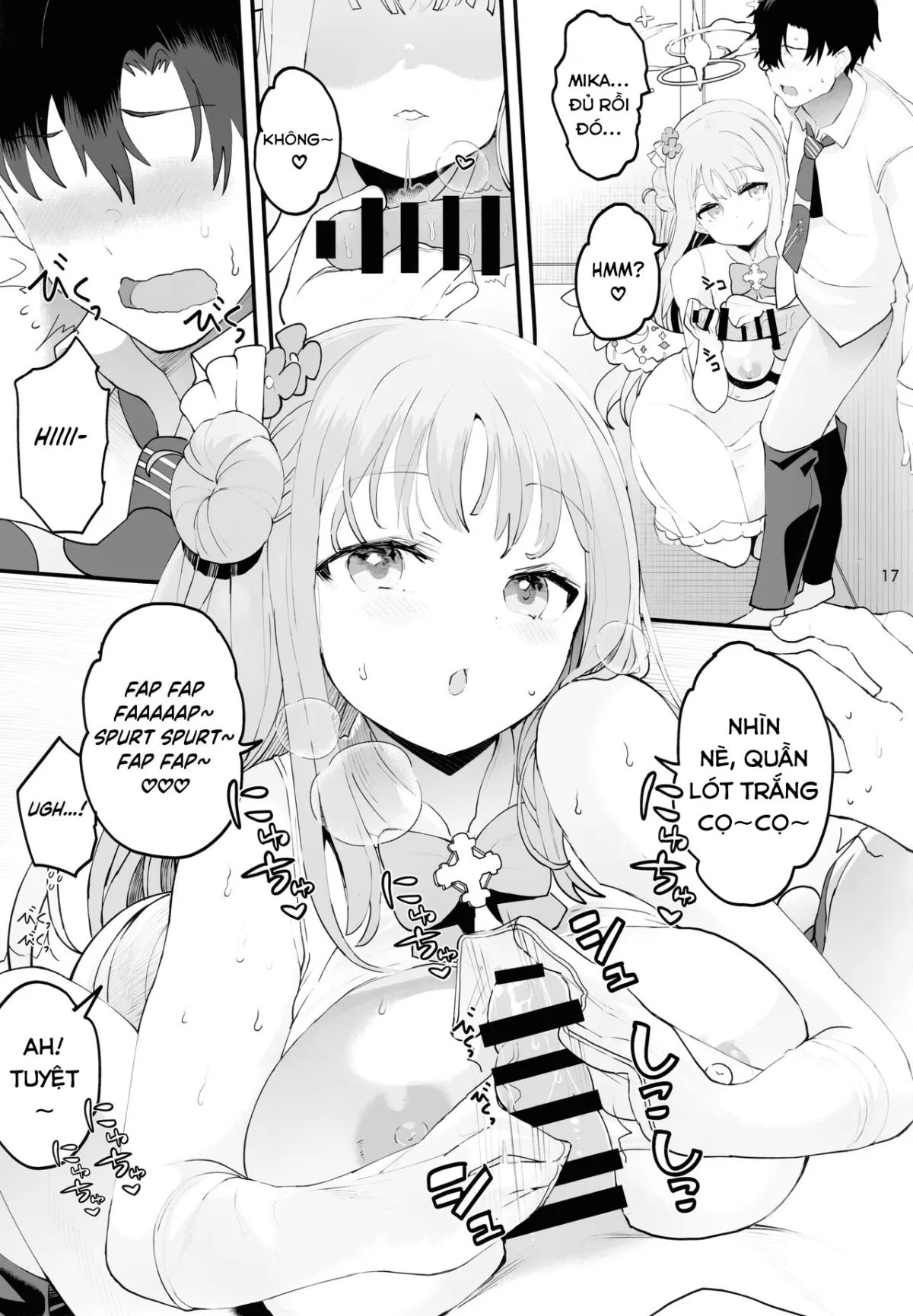 HentaiVN.net - Ảnh 19 - Mikakutei de Miseijuku na Ohime-sama (Blue Archive) [Undetermined and Immature Princess] - Oneshot