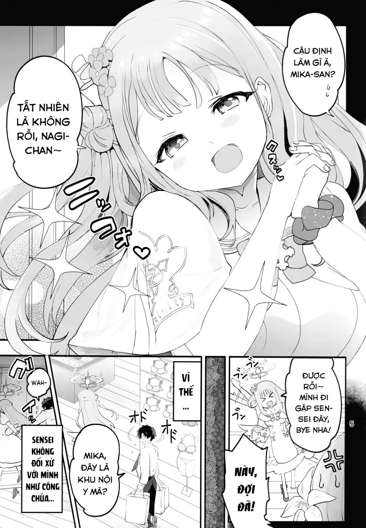 HentaiVN.net - Ảnh 7 - Mikakutei de Miseijuku na Ohime-sama (Blue Archive) [Undetermined and Immature Princess] - Oneshot