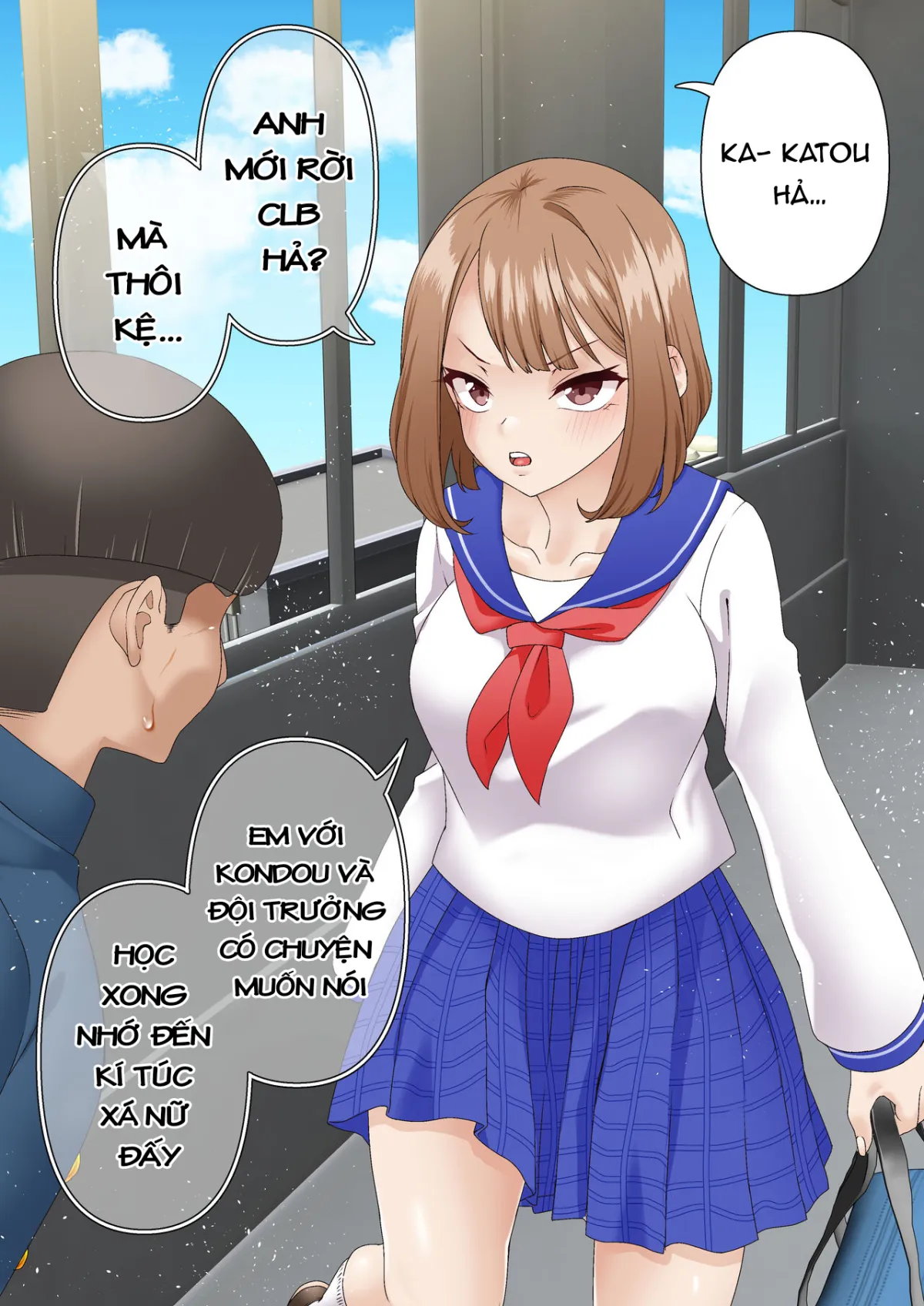 HentaiVN.net - Ảnh 13 - Netorare Onna Bas-bu Case: 5 Saimin Harem [寝取られ女バス部 case:5 催●ハーレム] - Chap 1