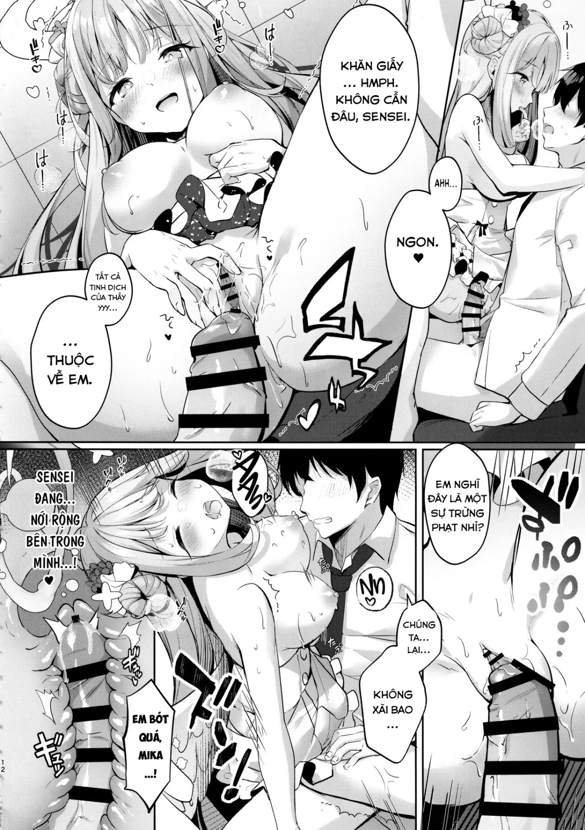HentaiVN.net - Ảnh 14 - Sweet Shelter with Mika (Blue Archive) [Mika to Amayadori] - Oneshot