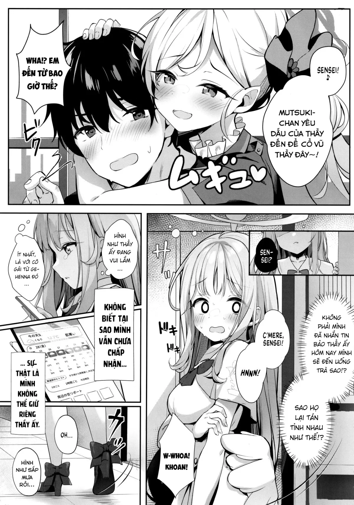 HentaiVN.net - Ảnh 7 - Sweet Shelter with Mika (Blue Archive) [Mika to Amayadori] - Oneshot