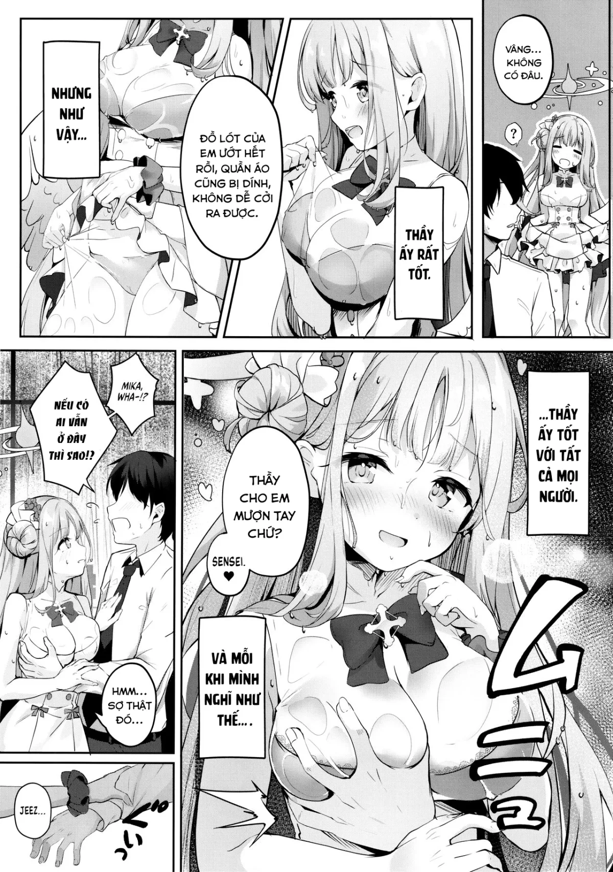 HentaiVN.net - Ảnh 9 - Sweet Shelter with Mika (Blue Archive) [Mika to Amayadori] - Oneshot