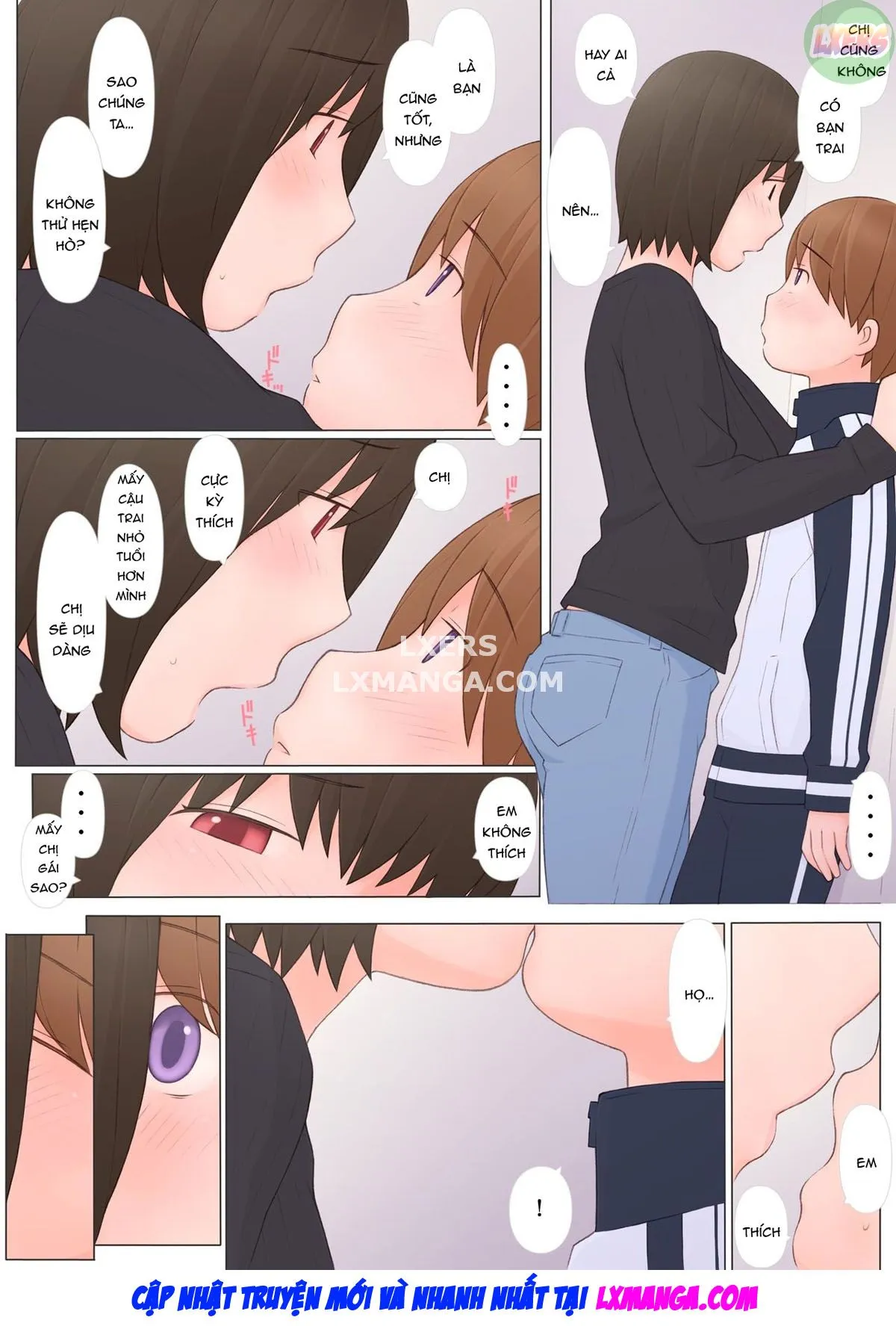 HentaiVN.net - Ảnh 19 - Getting Seduced By Onee-San [Onee-San Ni Sasowarete] - Oneshot