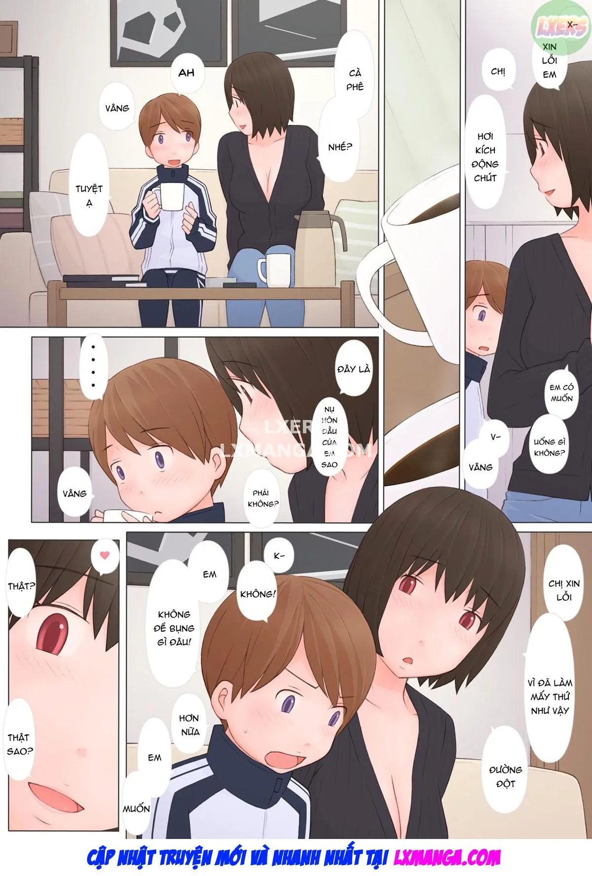 HentaiVN.net - Ảnh 22 - Getting Seduced By Onee-San [Onee-San Ni Sasowarete] - Oneshot