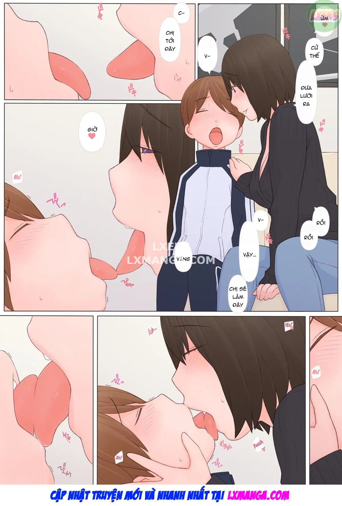 HentaiVN.net - Ảnh 24 - Getting Seduced By Onee-San [Onee-San Ni Sasowarete] - Oneshot