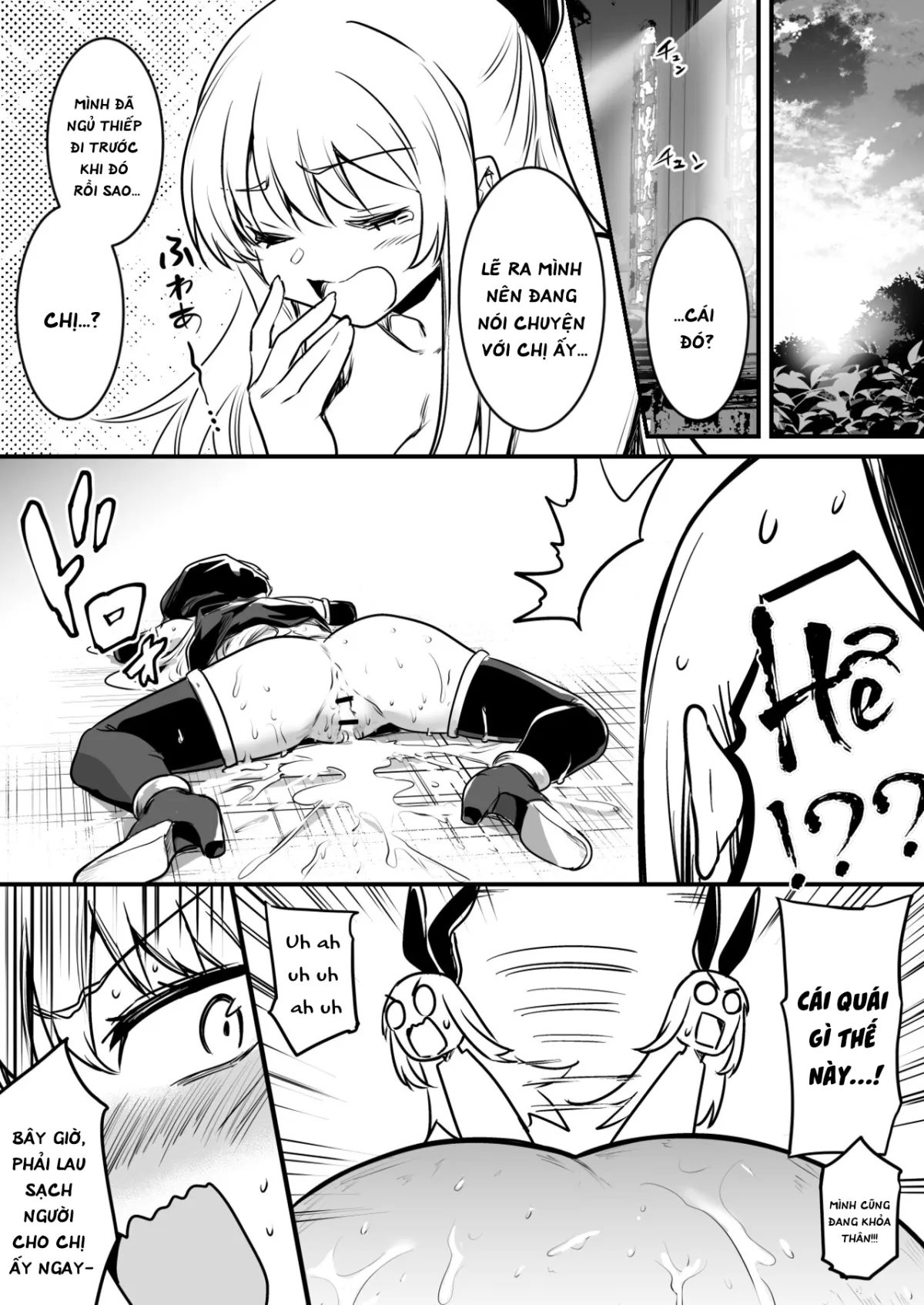 HentaiVN.net - Ảnh 9 - Boukensha-chan mất kiểm soát [Seiyoku ni Shihai Sare Bousou Shite Shimai, Aku no Sex Kyoudan no Onna Kanbu no Sister ni Gyakushuu suru Boukensha-chan] - Oneshot