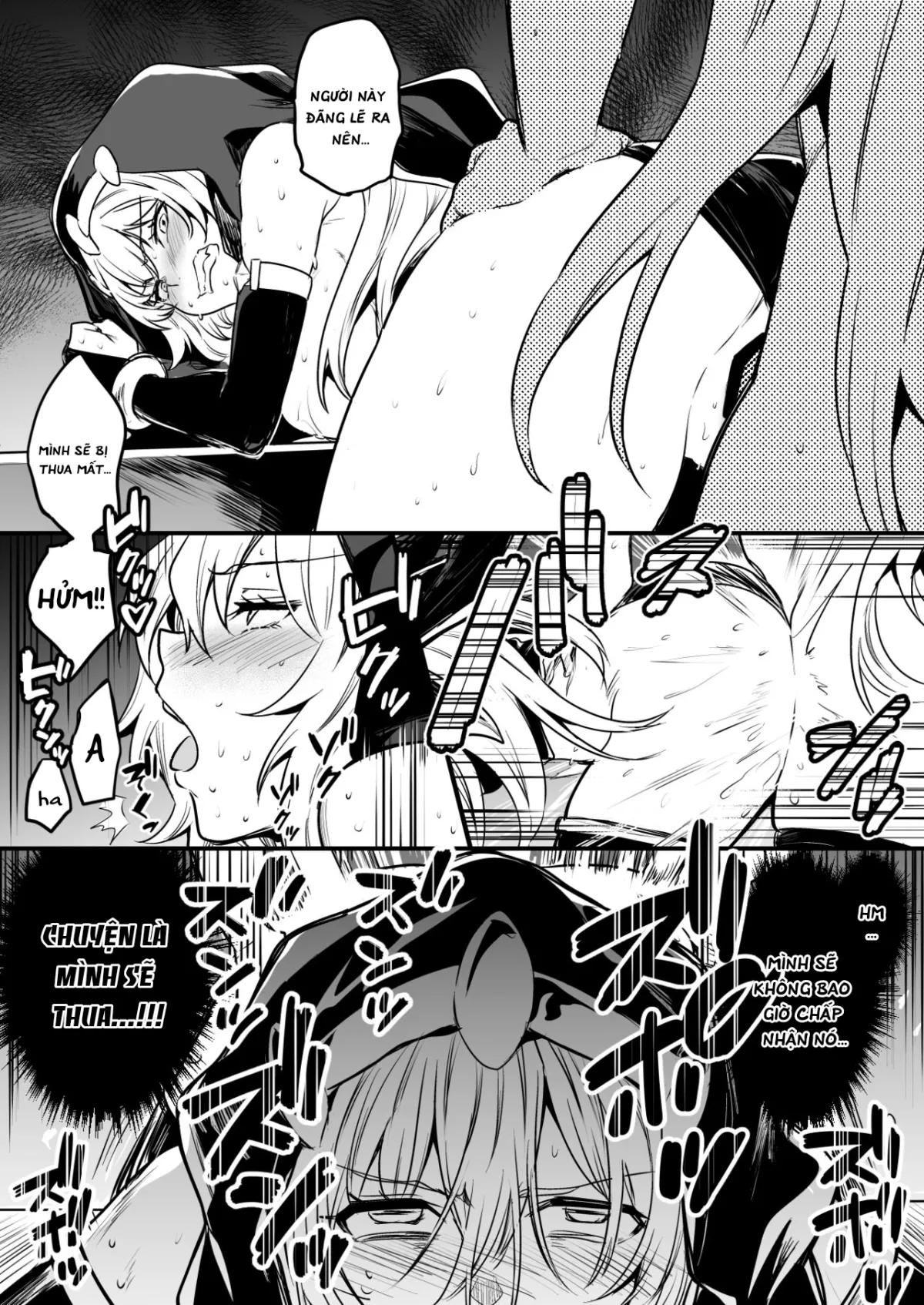 HentaiVN.net - Ảnh 3 - Boukensha-chan mất kiểm soát [Seiyoku ni Shihai Sare Bousou Shite Shimai, Aku no Sex Kyoudan no Onna Kanbu no Sister ni Gyakushuu suru Boukensha-chan] - Oneshot