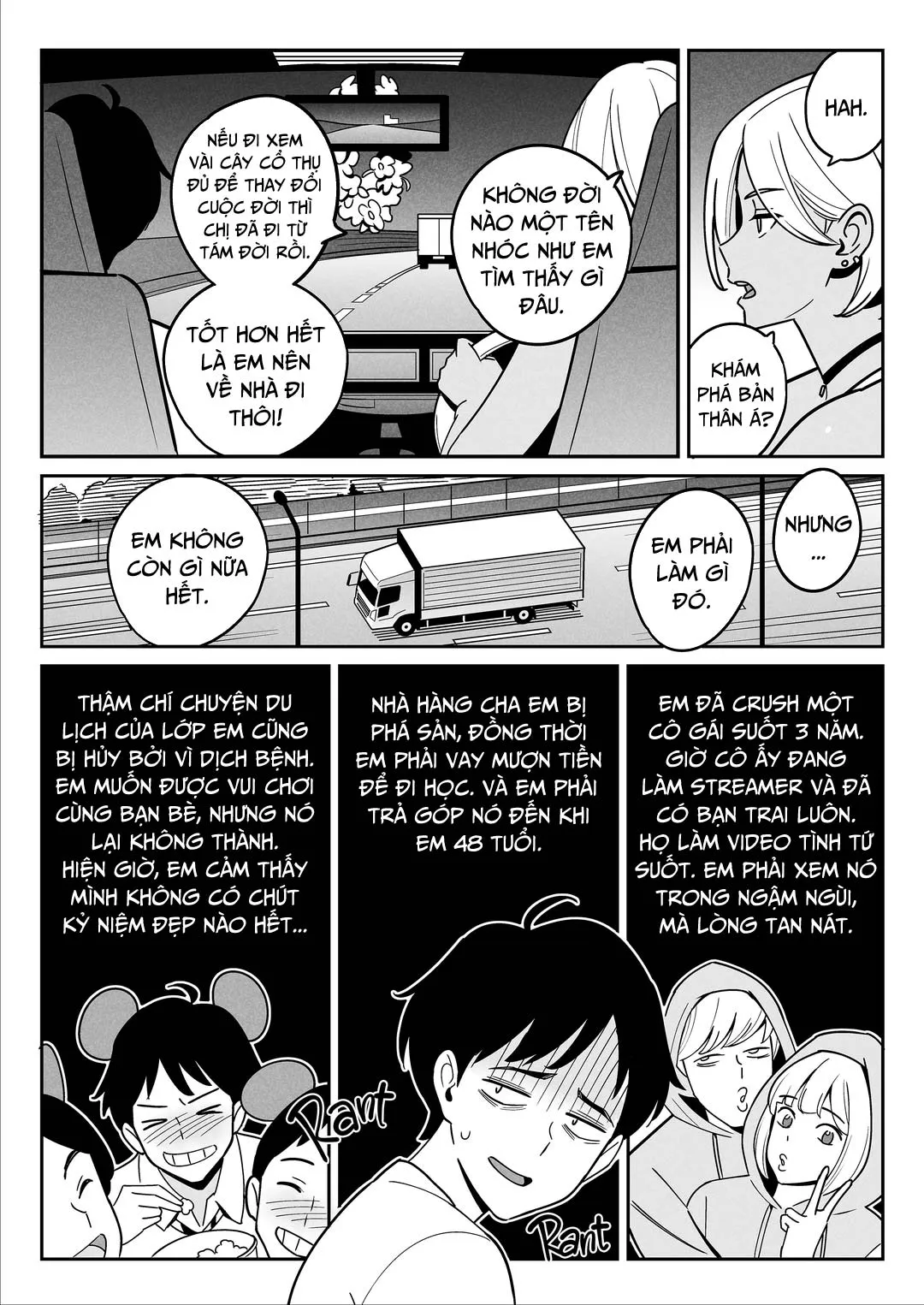 HentaiVN.net - Ảnh 10 - Nữ tài xế xe tải và anh chàng đi nhờ - Oneshot