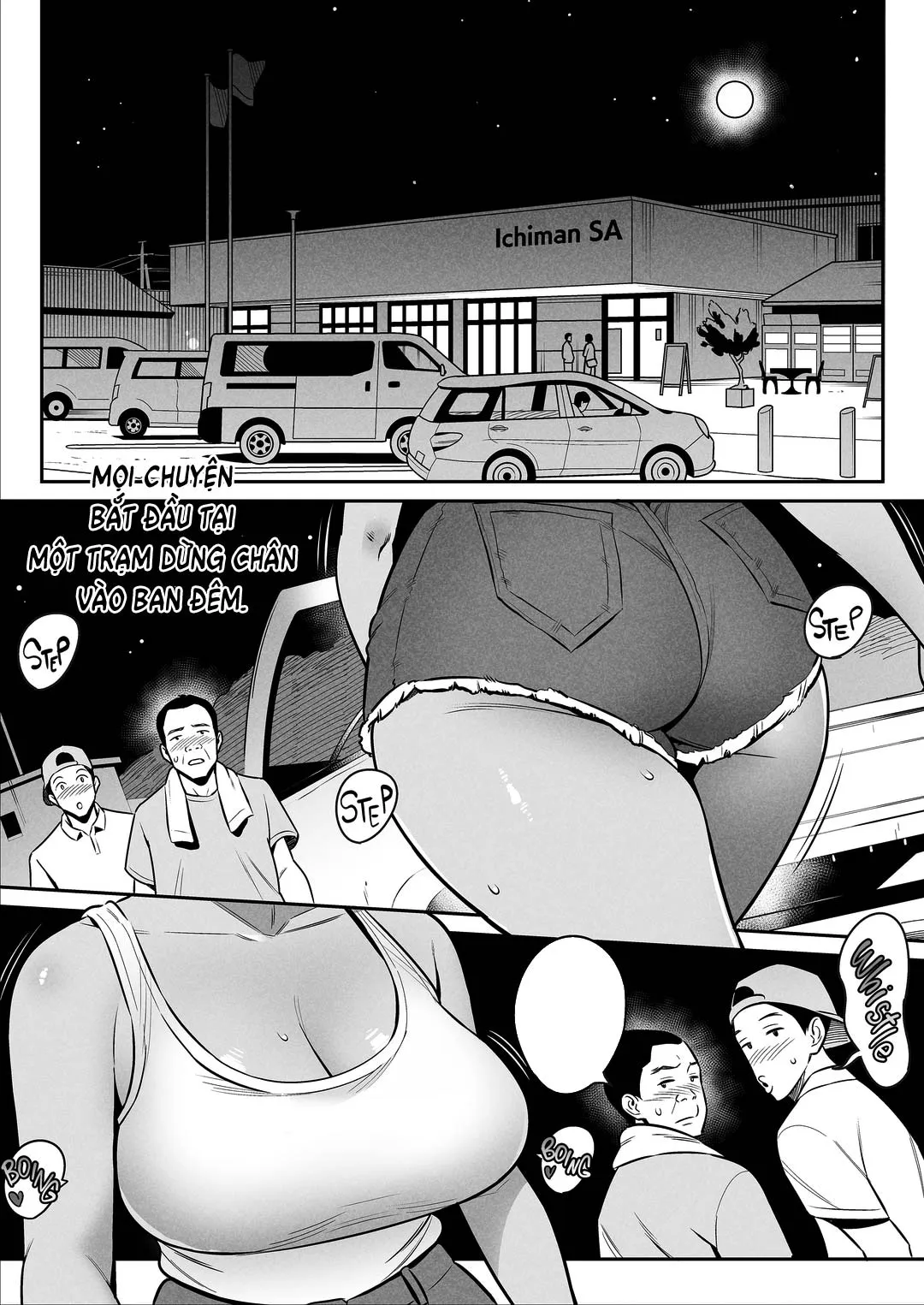 HentaiVN.net - Ảnh 4 - Nữ tài xế xe tải và anh chàng đi nhờ - Oneshot