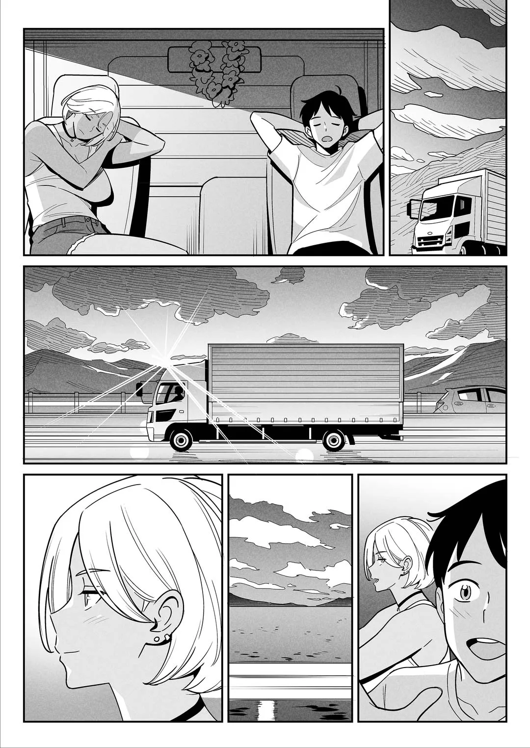 HentaiVN.net - Ảnh 41 - Nữ tài xế xe tải và anh chàng đi nhờ - Oneshot