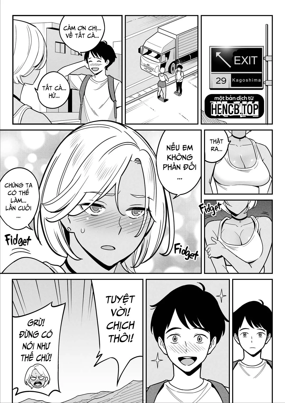 HentaiVN.net - Ảnh 42 - Nữ tài xế xe tải và anh chàng đi nhờ - Oneshot