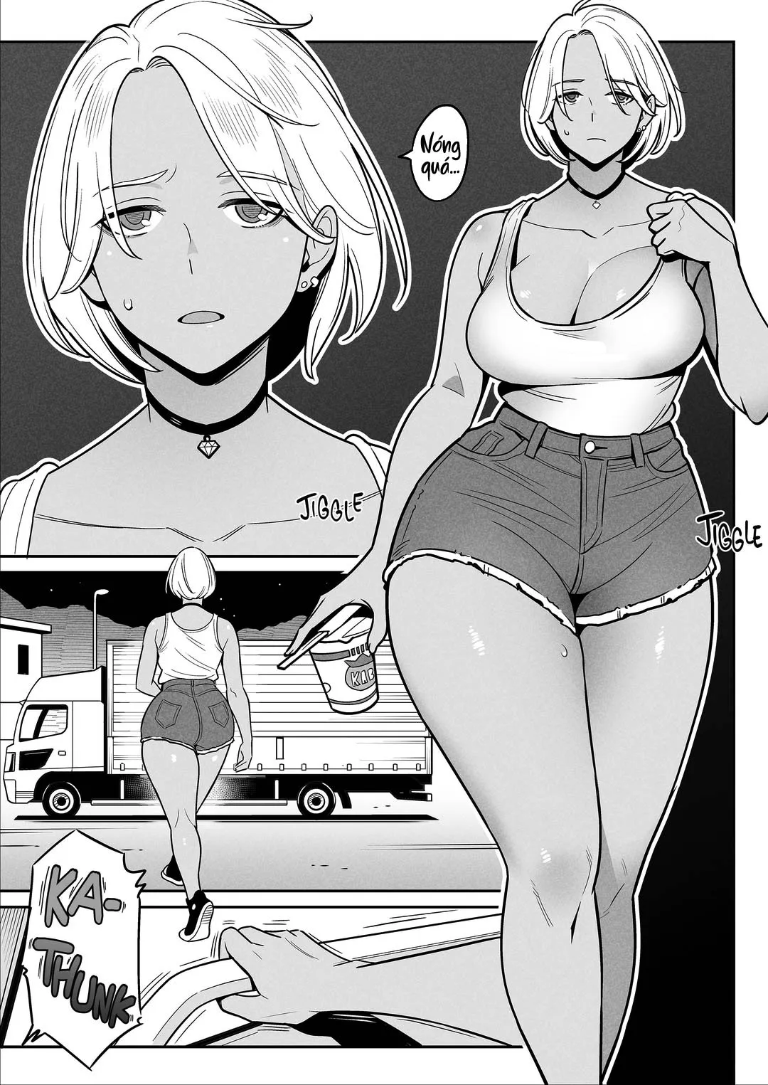 HentaiVN.net - Ảnh 5 - Nữ tài xế xe tải và anh chàng đi nhờ - Oneshot