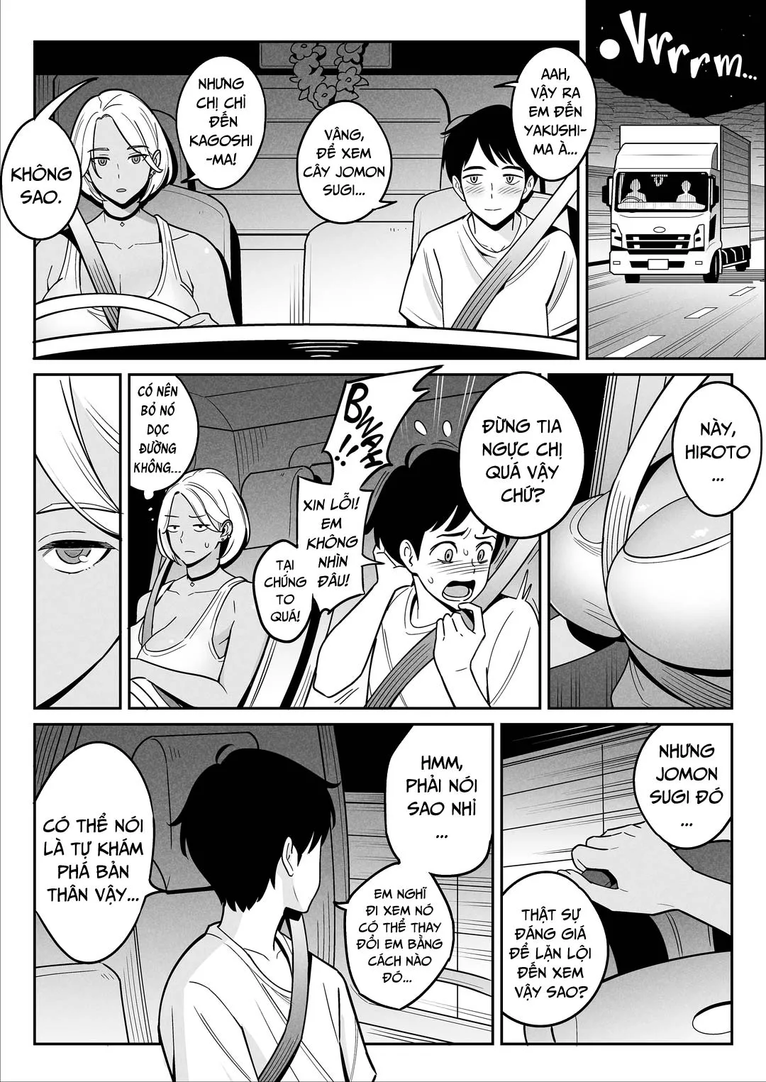 HentaiVN.net - Ảnh 9 - Nữ tài xế xe tải và anh chàng đi nhờ - Oneshot