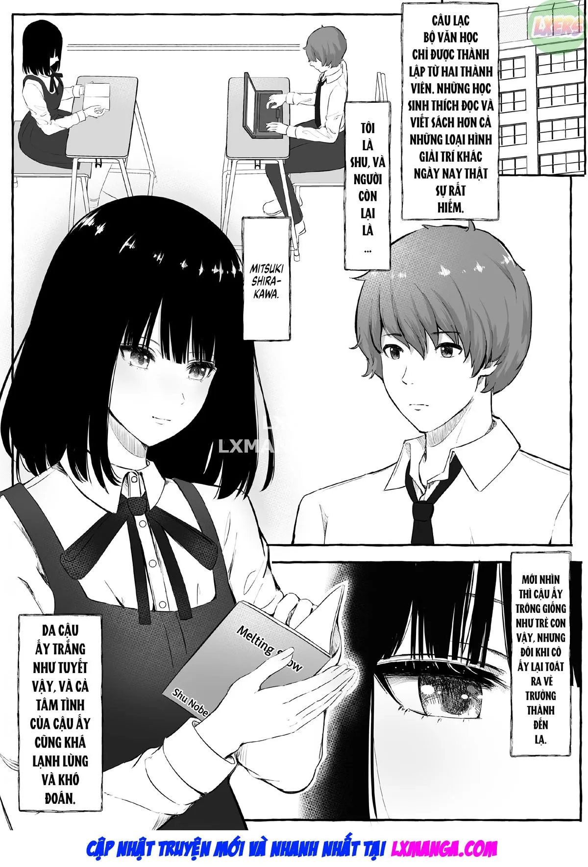 HentaiVN.net - Ảnh 6 - Bungeibu Joshi to Tokeru You ni... - Oneshot