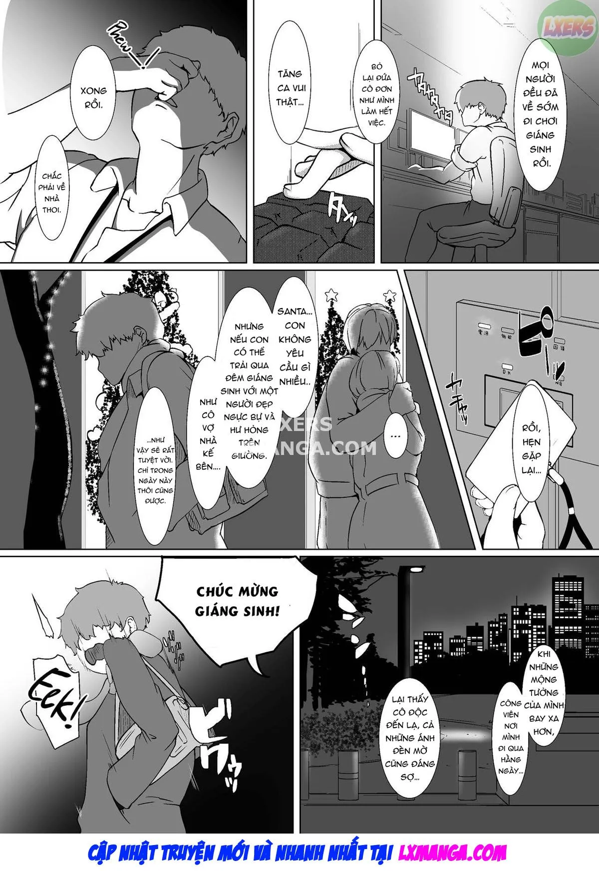 HentaiVN.net - Ảnh 9 - Spending Christmas Eve With the Housewife Next Door [Seiya wa Otonari no Oku-san to] - Oneshot