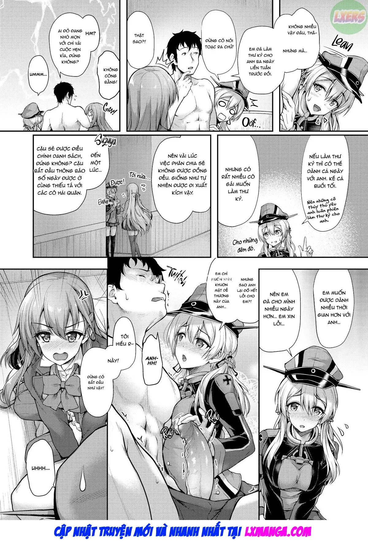 HentaiVN.net - Ảnh 10 - Admiral is Mine! 3 [Admiral-San Hitorijime!] - Oneshot