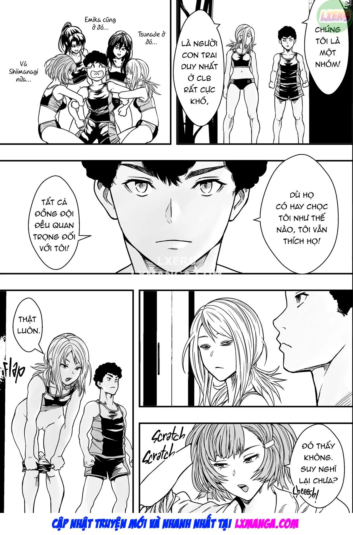 HentaiVN.net - Ảnh 29 - Harem Rikujoubu VS Yarichin Hennyuusei - Oneshot