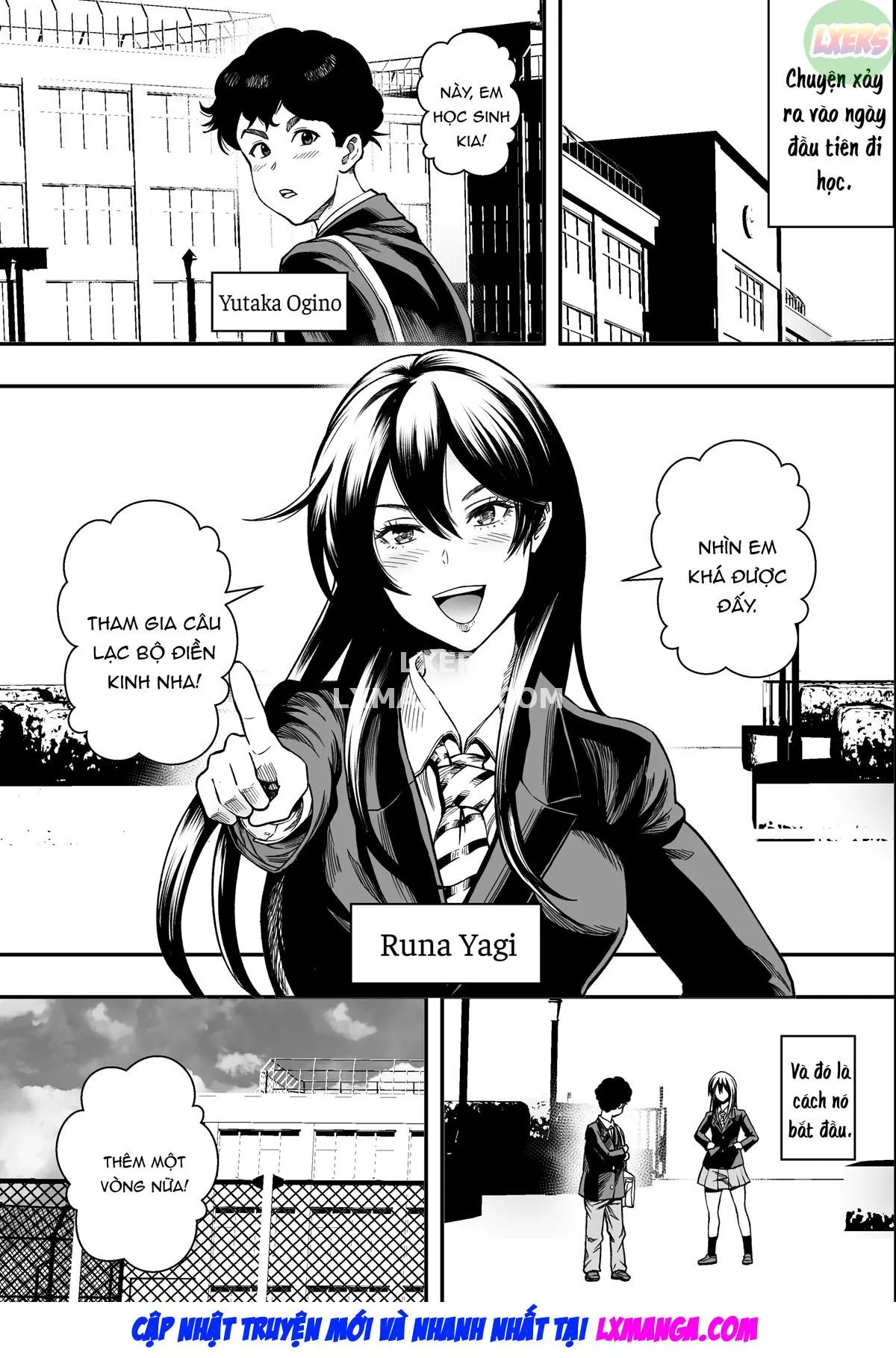 HentaiVN.net - Ảnh 5 - Harem Rikujoubu VS Yarichin Hennyuusei - Oneshot
