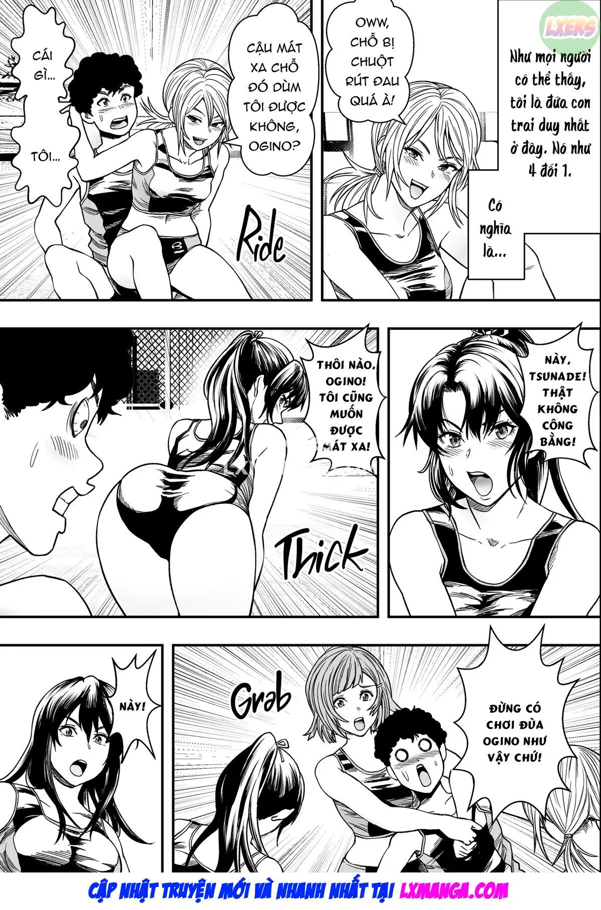 HentaiVN.net - Ảnh 9 - Harem Rikujoubu VS Yarichin Hennyuusei - Oneshot