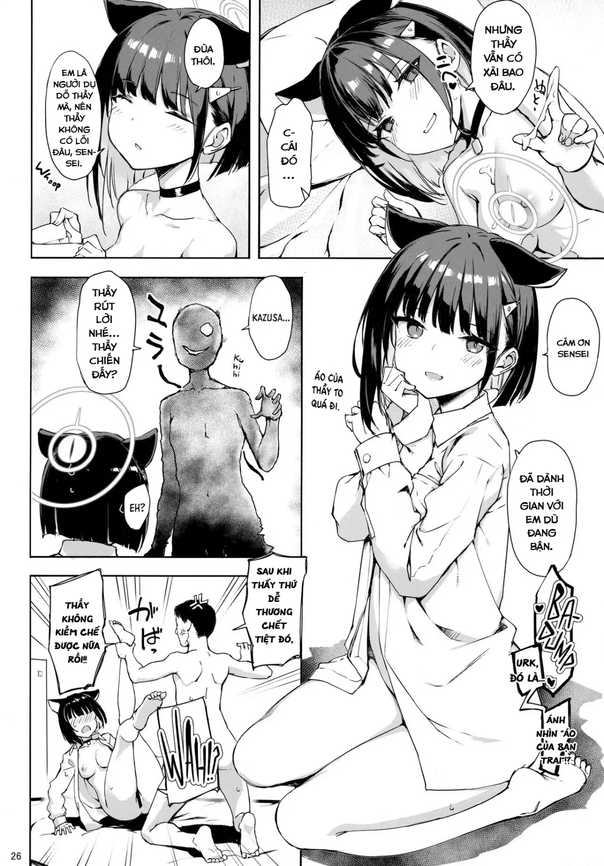 HentaiVN.net - Ảnh 28 - The Black Cat is of Age (Blue Archive) [ wa Otoshigoro] - Oneshot
