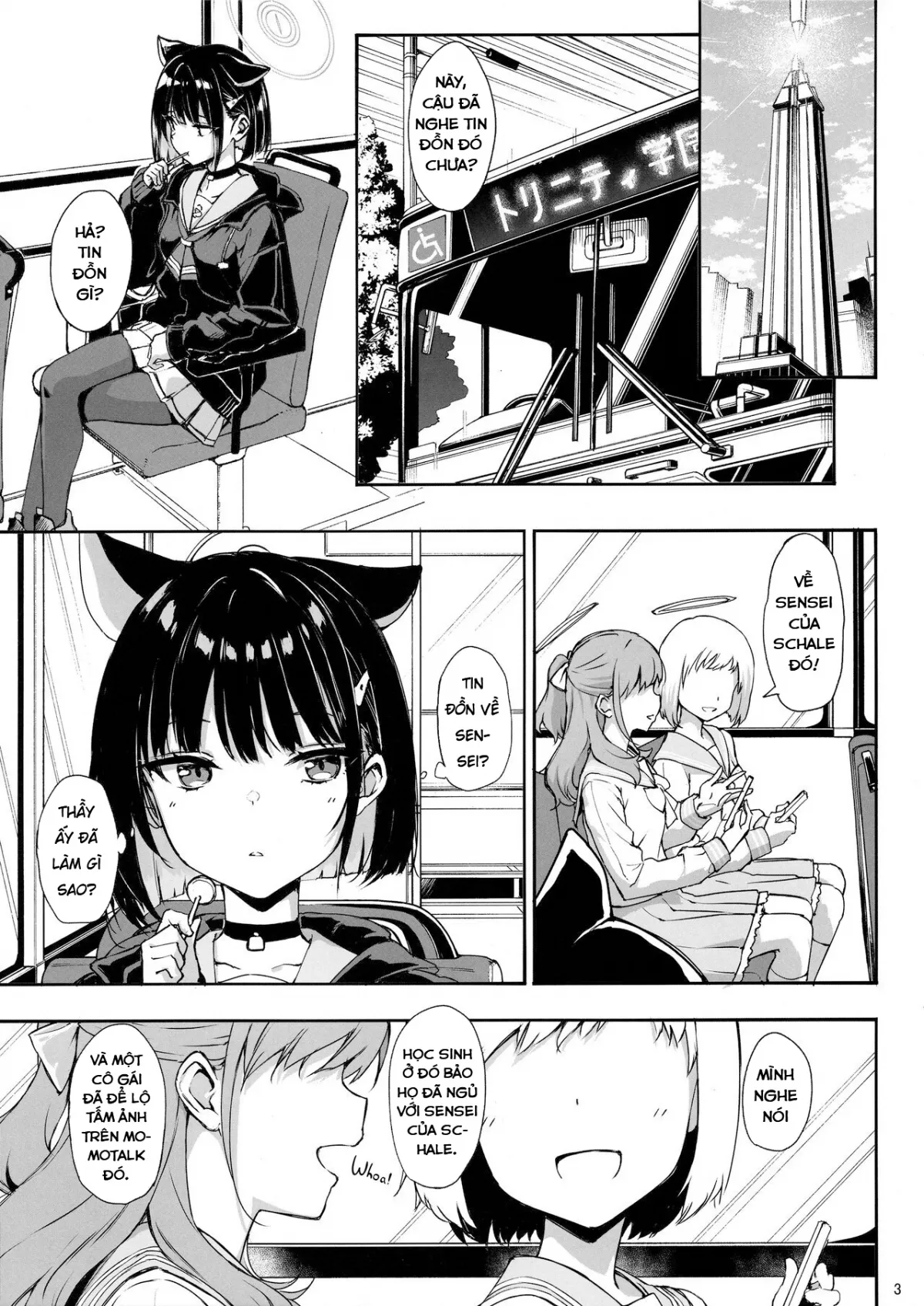 HentaiVN.net - Ảnh 5 - The Black Cat is of Age (Blue Archive) [ wa Otoshigoro] - Oneshot