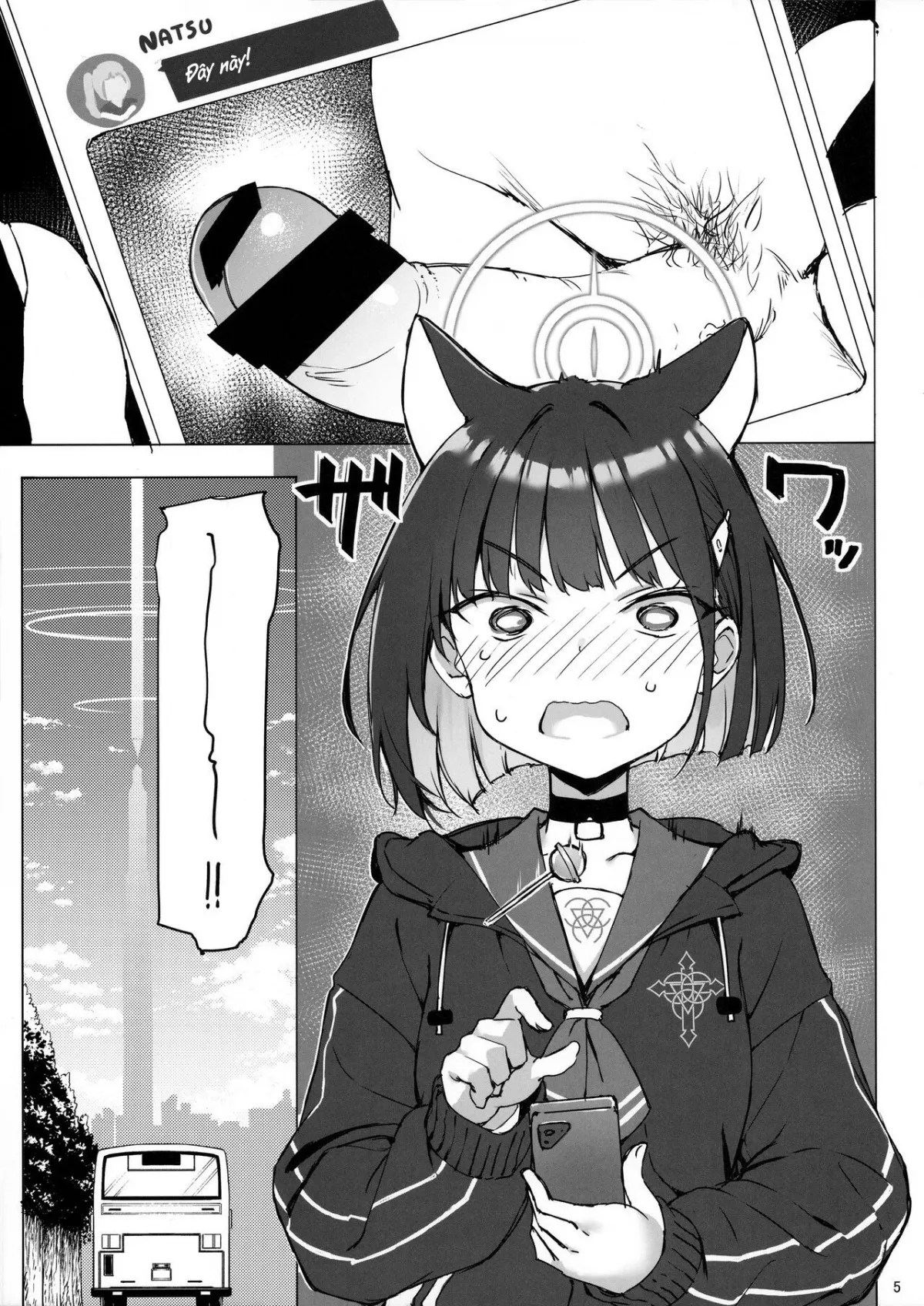 HentaiVN.net - Ảnh 7 - The Black Cat is of Age (Blue Archive) [ wa Otoshigoro] - Oneshot