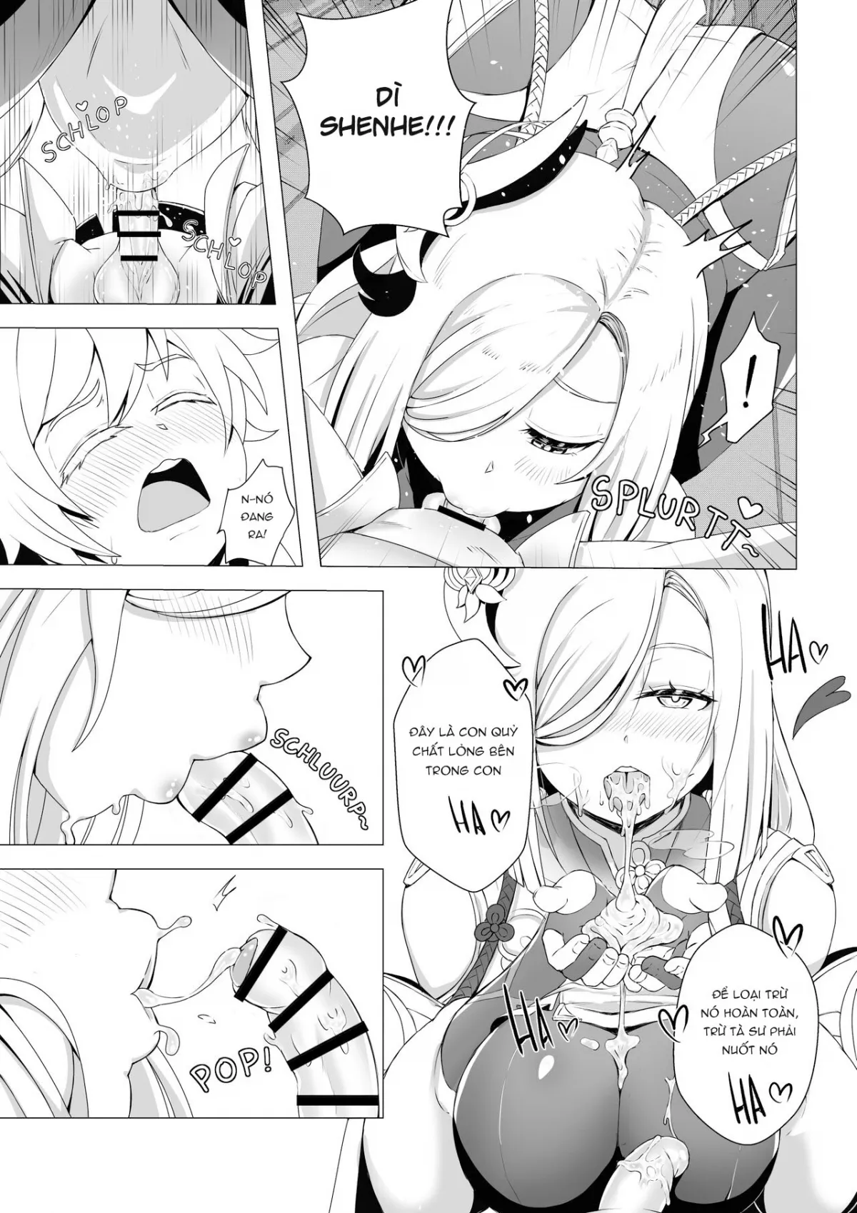 HentaiVN.net - Ảnh 10 - Shenhe Dạy Trừ Tà [Emergency Exorcist Training] - Oneshot
