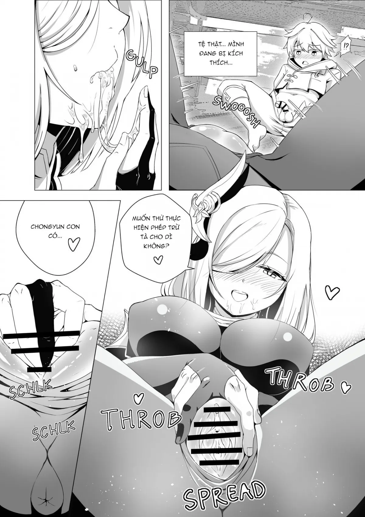HentaiVN.net - Ảnh 11 - Shenhe Dạy Trừ Tà [Emergency Exorcist Training] - Oneshot
