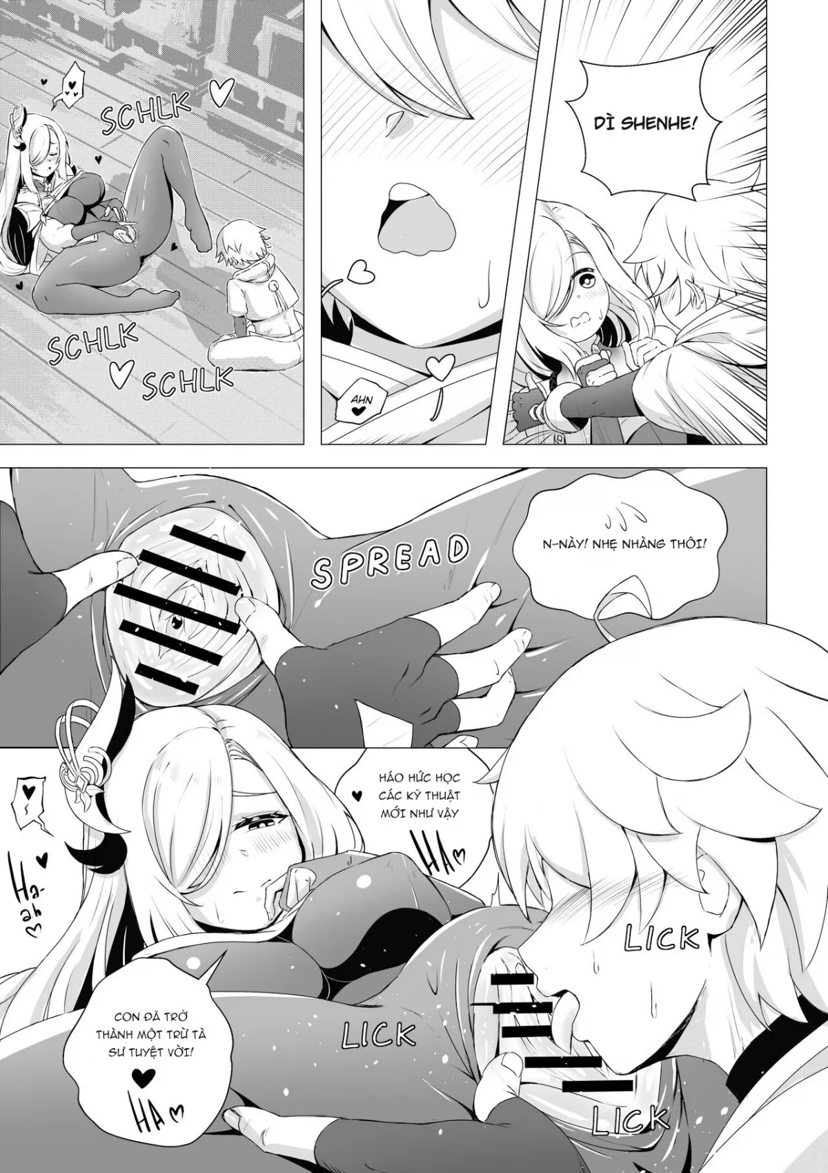 HentaiVN.net - Ảnh 12 - Shenhe Dạy Trừ Tà [Emergency Exorcist Training] - Oneshot