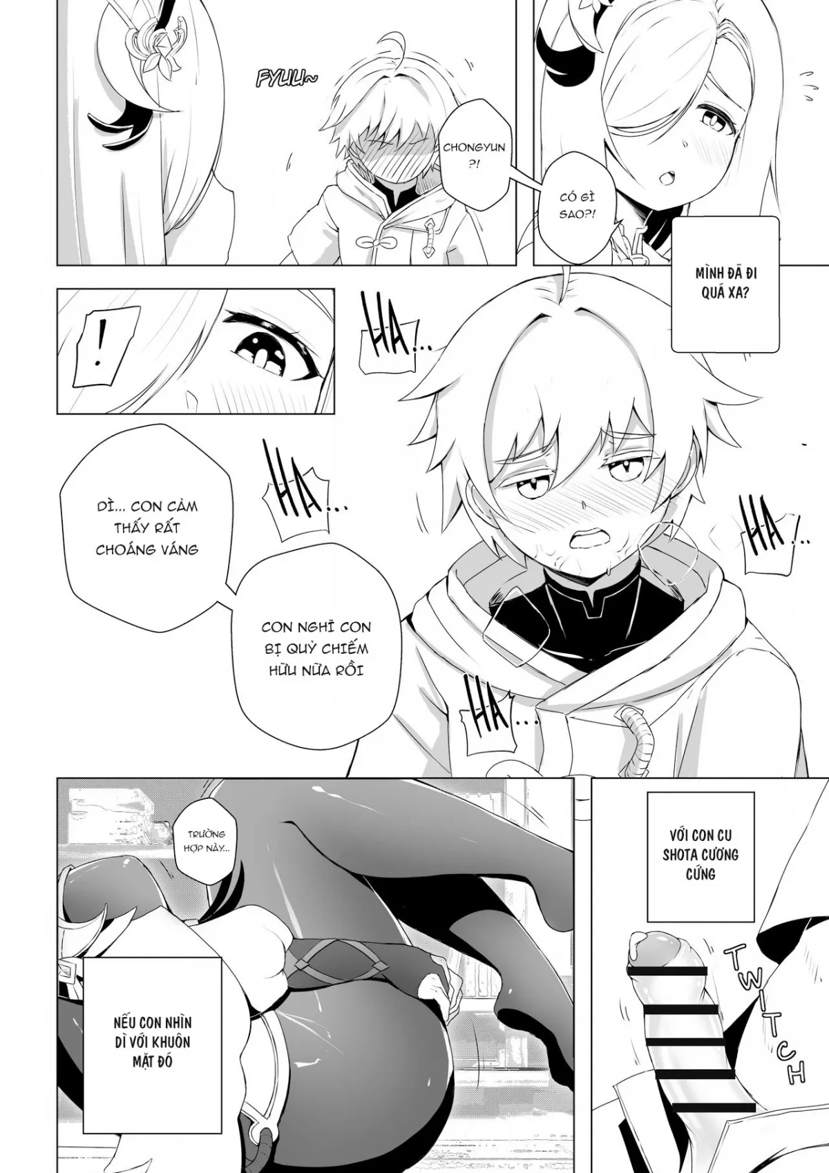 HentaiVN.net - Ảnh 17 - Shenhe Dạy Trừ Tà [Emergency Exorcist Training] - Oneshot