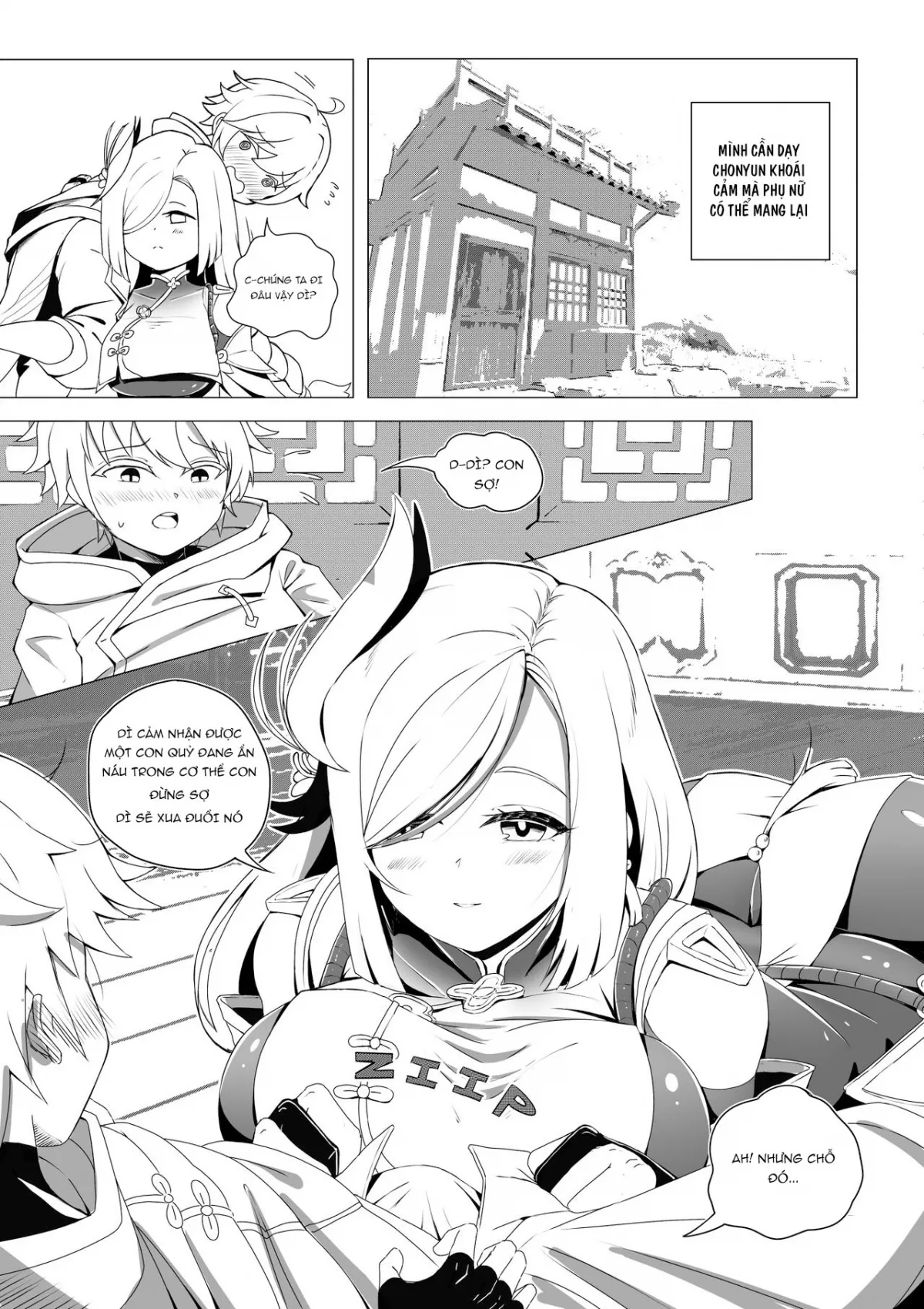 HentaiVN.net - Ảnh 6 - Shenhe Dạy Trừ Tà [Emergency Exorcist Training] - Oneshot