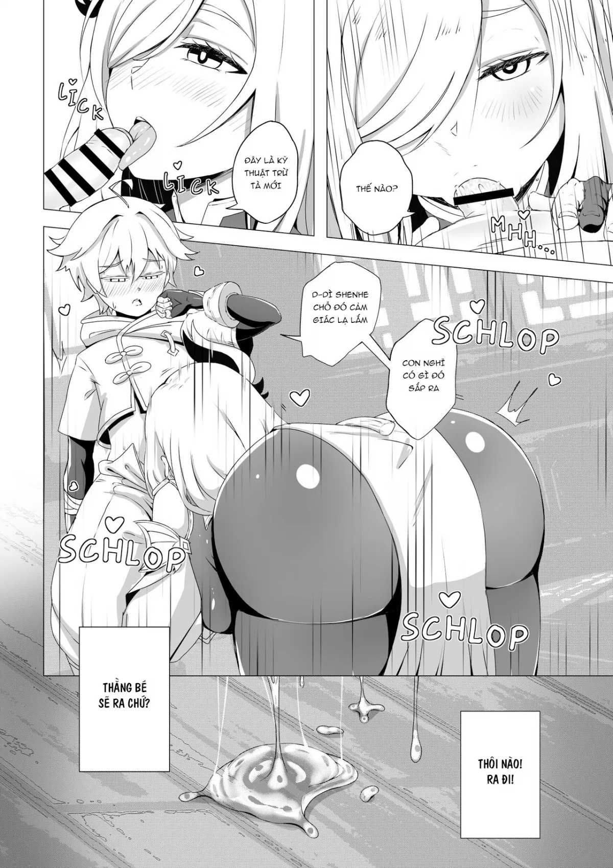 HentaiVN.net - Ảnh 9 - Shenhe Dạy Trừ Tà [Emergency Exorcist Training] - Oneshot