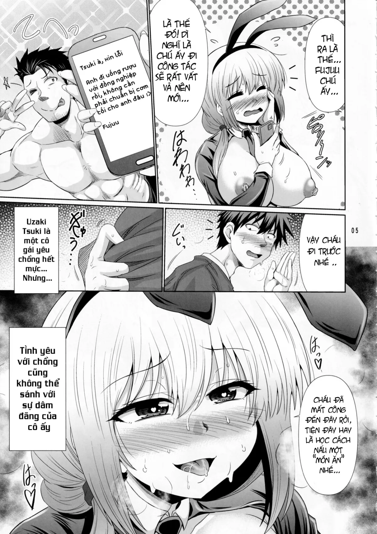 HentaiVN.net - Ảnh 5 - Uzaki-chan Haha wa Dosukebe Shitai! [宇崎ちゃん母はどスケベしたい!] - Oneshot
