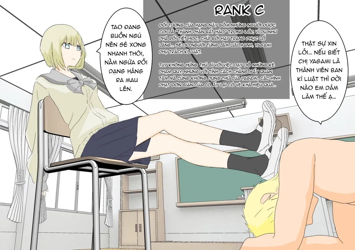 HentaiVN.net - Ảnh 23 - Fuuki Iin no Ashizeme Choubatsu [風紀委員の足責め懲罰] - Oneshot