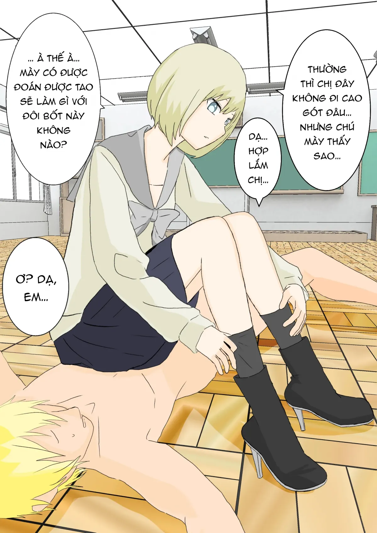 HentaiVN.net - Ảnh 26 - Fuuki Iin no Ashizeme Choubatsu [風紀委員の足責め懲罰] - Oneshot