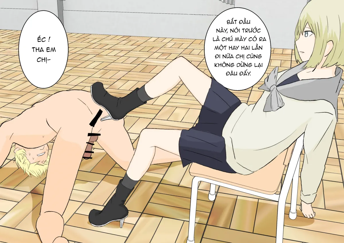 HentaiVN.net - Ảnh 28 - Fuuki Iin no Ashizeme Choubatsu [風紀委員の足責め懲罰] - Oneshot