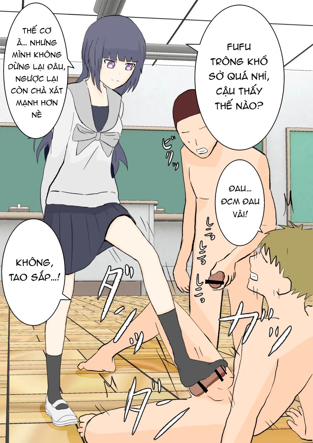 HentaiVN.net - Ảnh 35 - Fuuki Iin no Ashizeme Choubatsu [風紀委員の足責め懲罰] - Oneshot