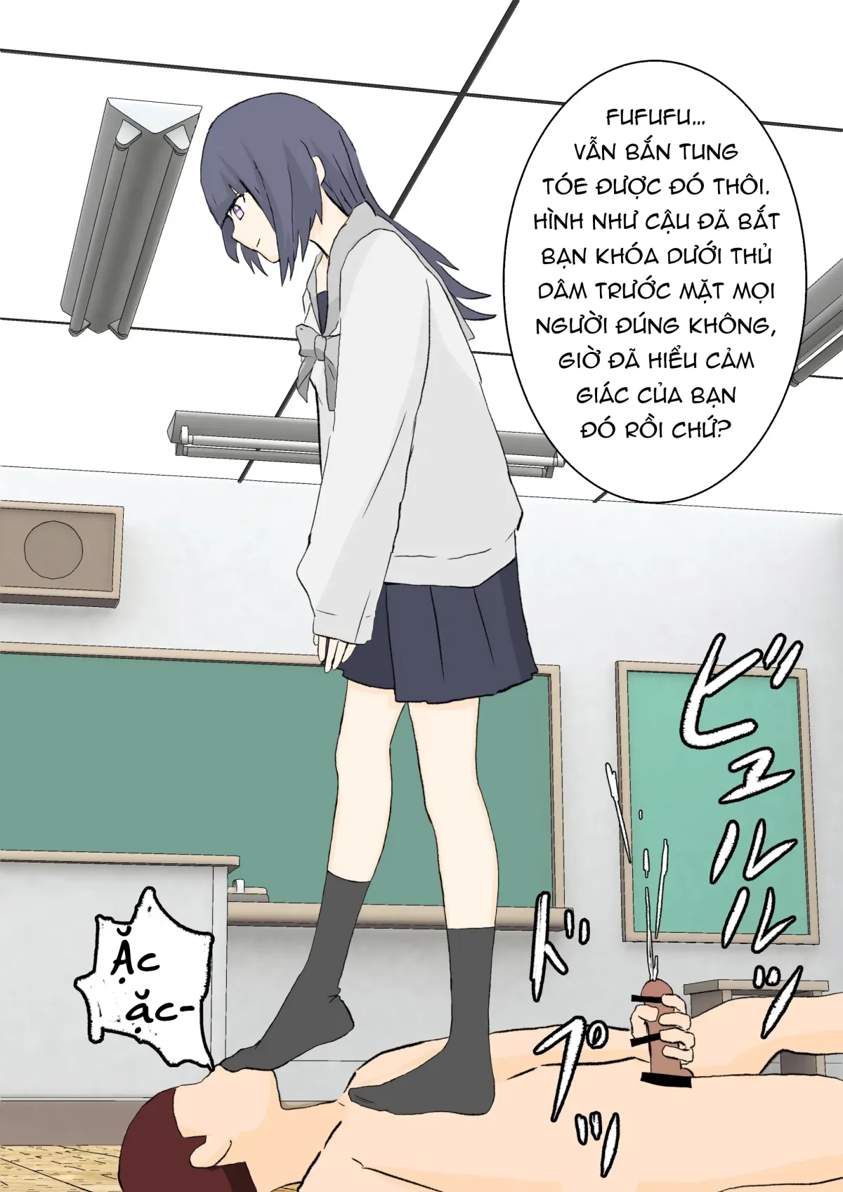 HentaiVN.net - Ảnh 38 - Fuuki Iin no Ashizeme Choubatsu [風紀委員の足責め懲罰] - Oneshot