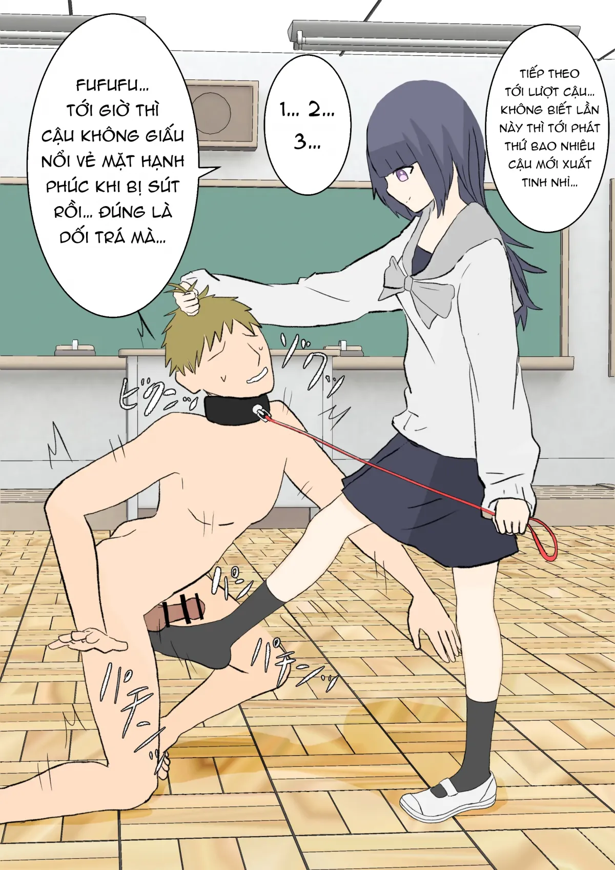 HentaiVN.net - Ảnh 42 - Fuuki Iin no Ashizeme Choubatsu [風紀委員の足責め懲罰] - Oneshot