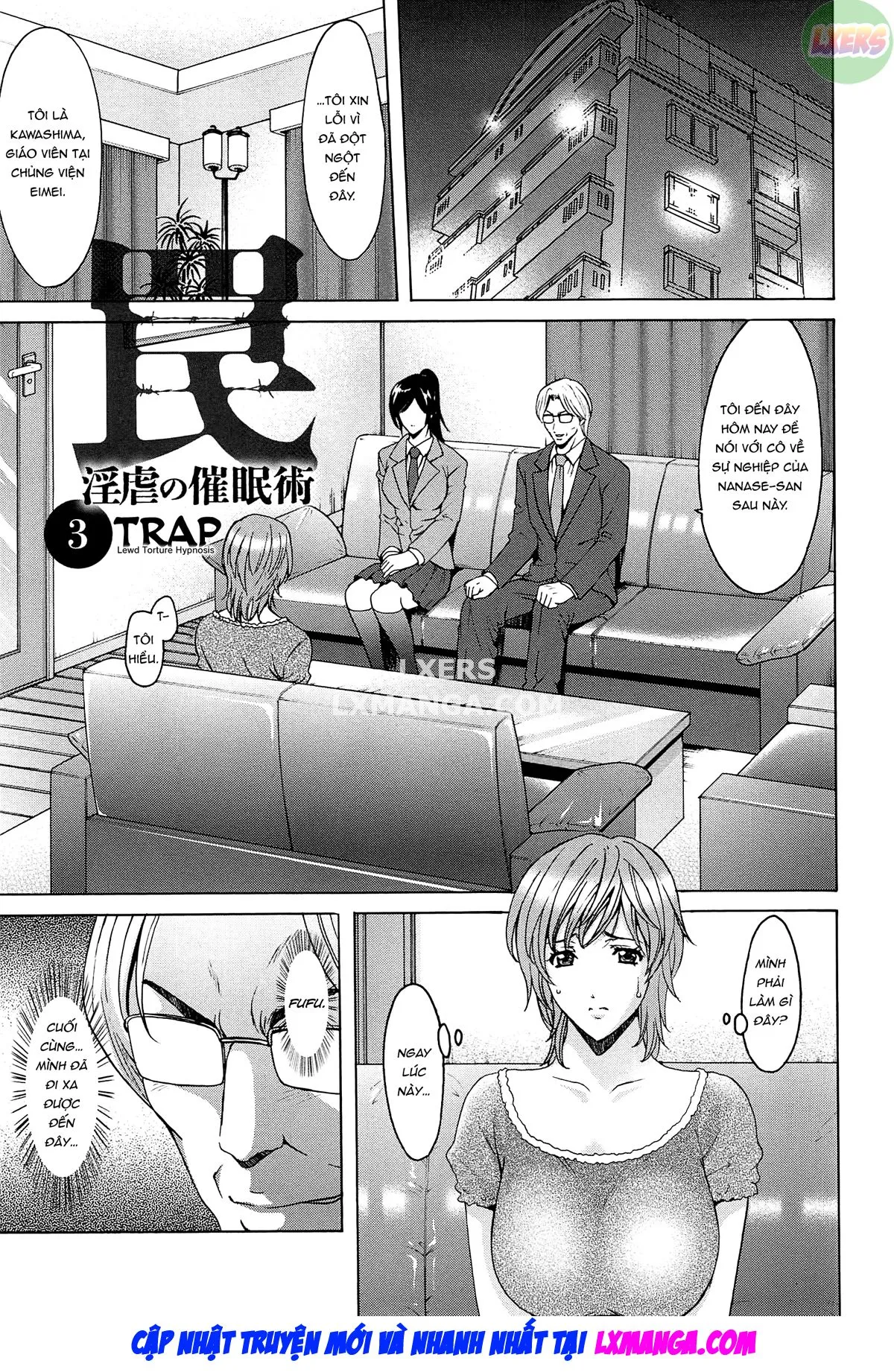 HentaiVN.net - Ảnh 4 - Hitozuma Kaikan Acme Ochi - Chap 3