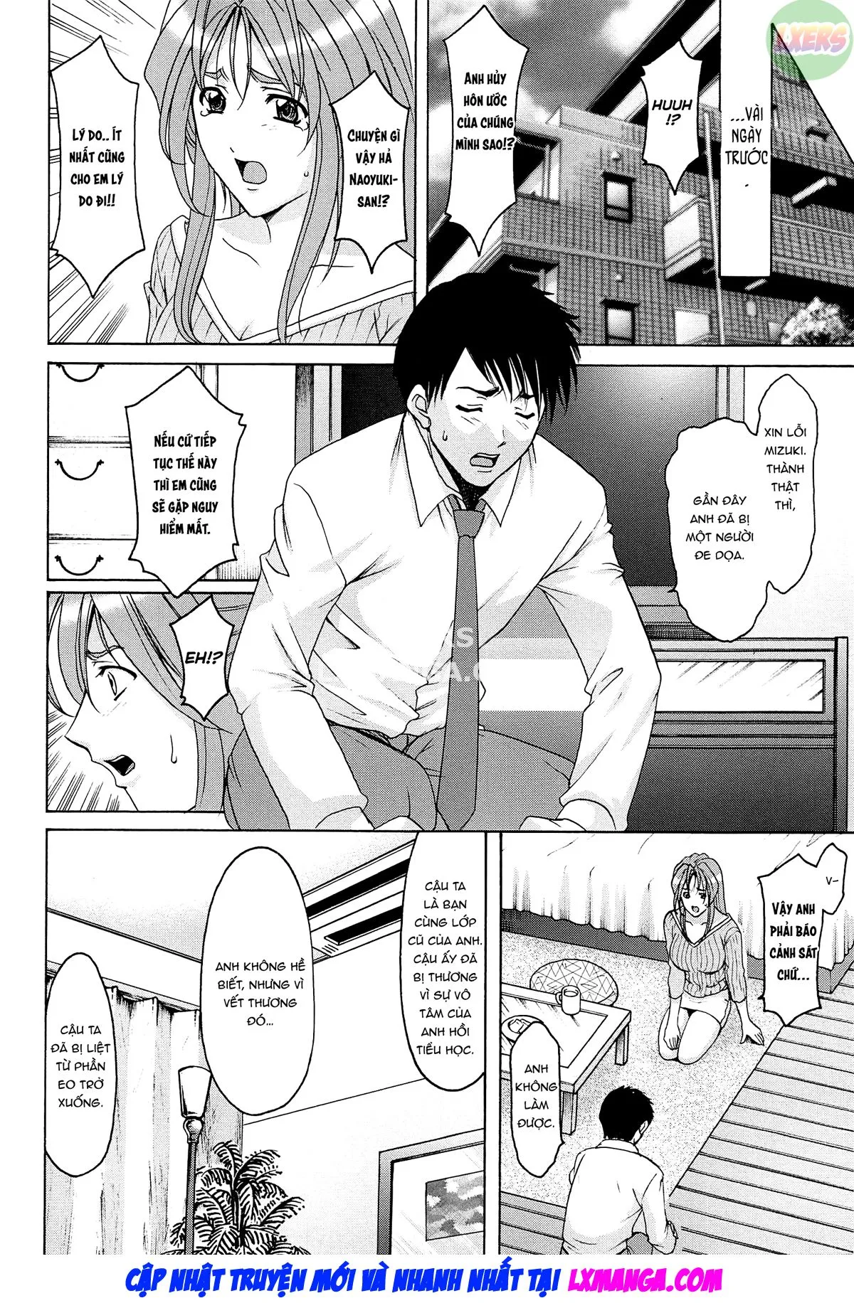 HentaiVN.net - Ảnh 5 - Hitozuma Kaikan Acme Ochi - Chap 4