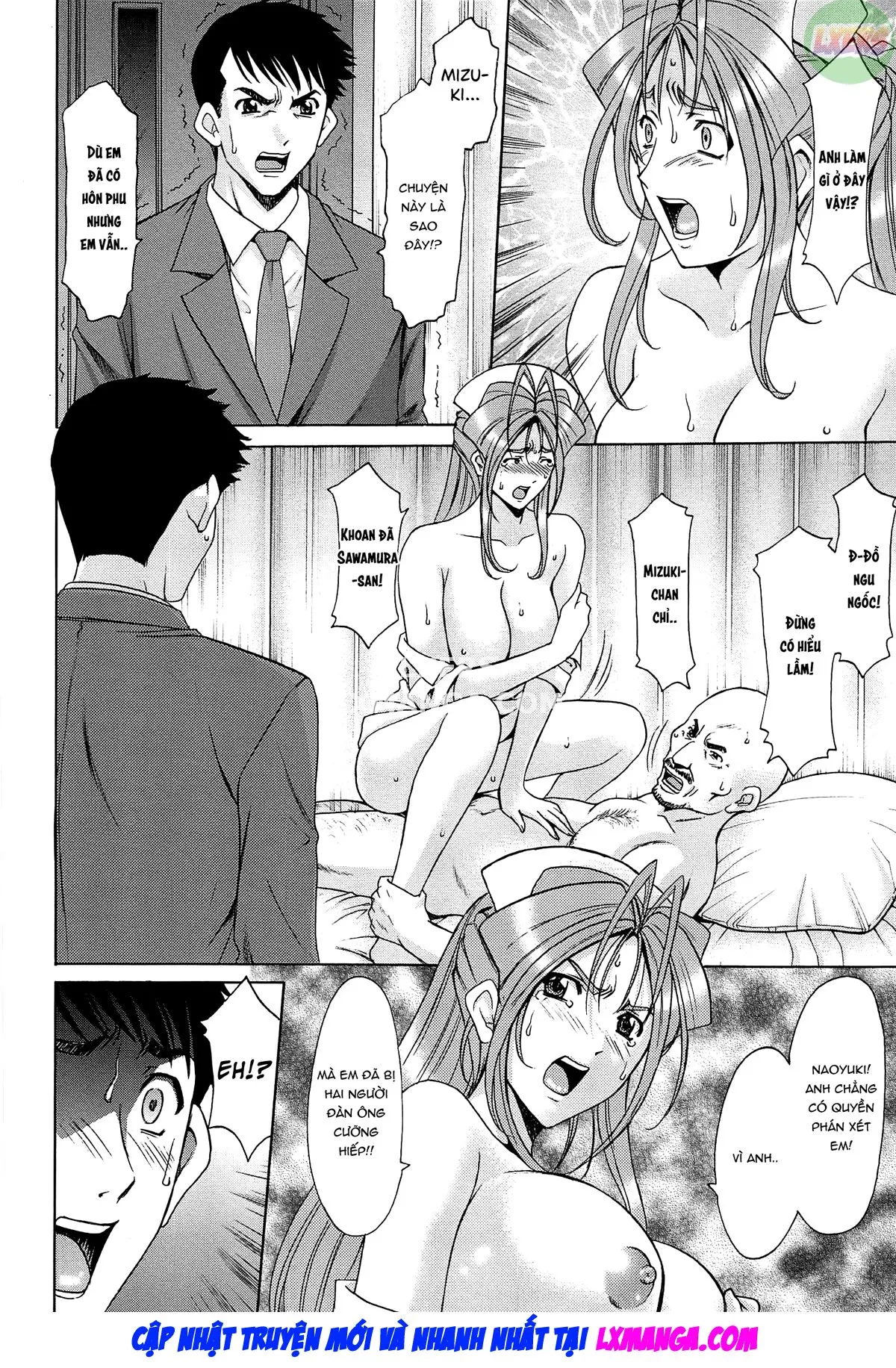 HentaiVN.net - Ảnh 7 - Hitozuma Kaikan Acme Ochi - Chap 7