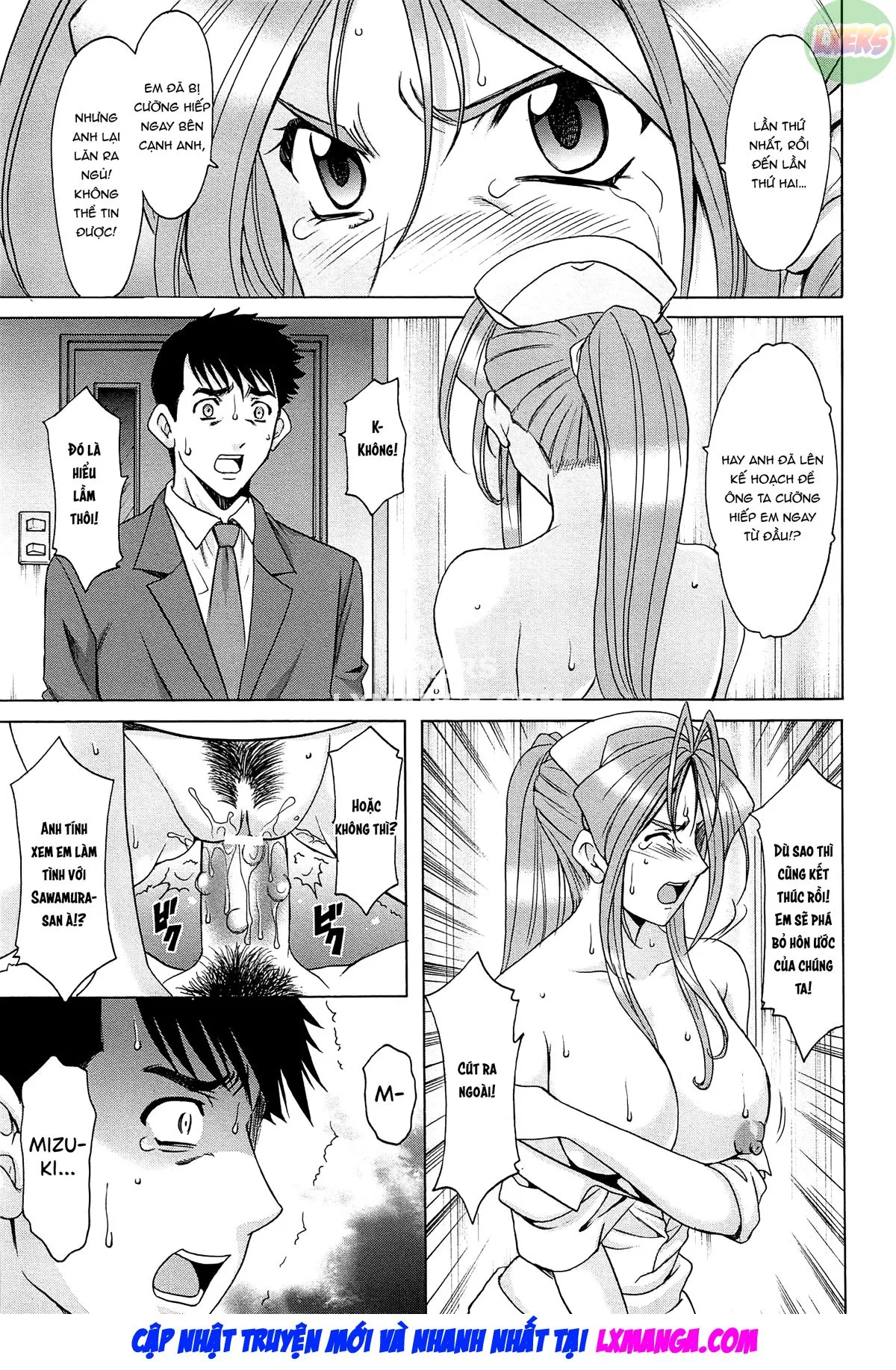 HentaiVN.net - Ảnh 8 - Hitozuma Kaikan Acme Ochi - Chap 7