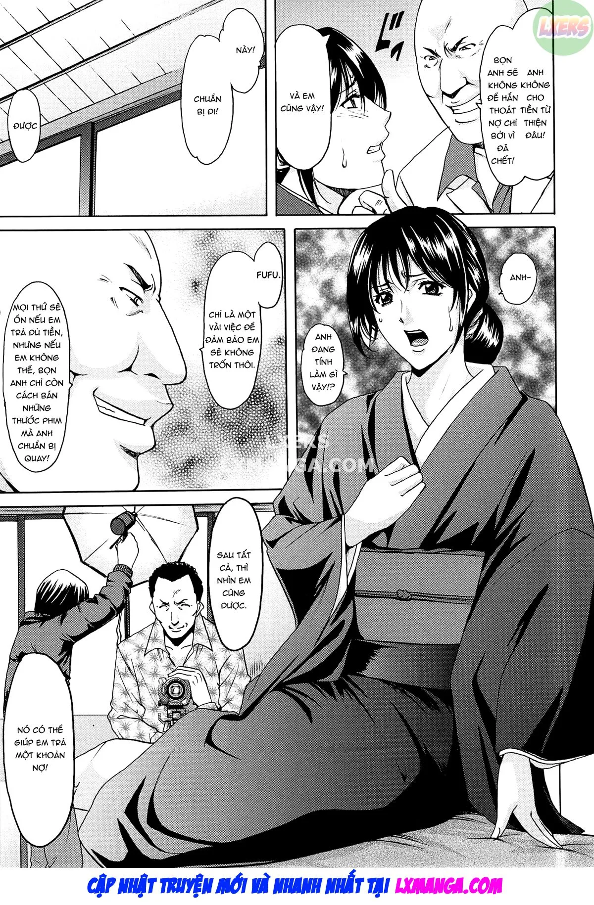 HentaiVN.net - Ảnh 8 - Hitozuma Kaikan Acme Ochi - Chap 9