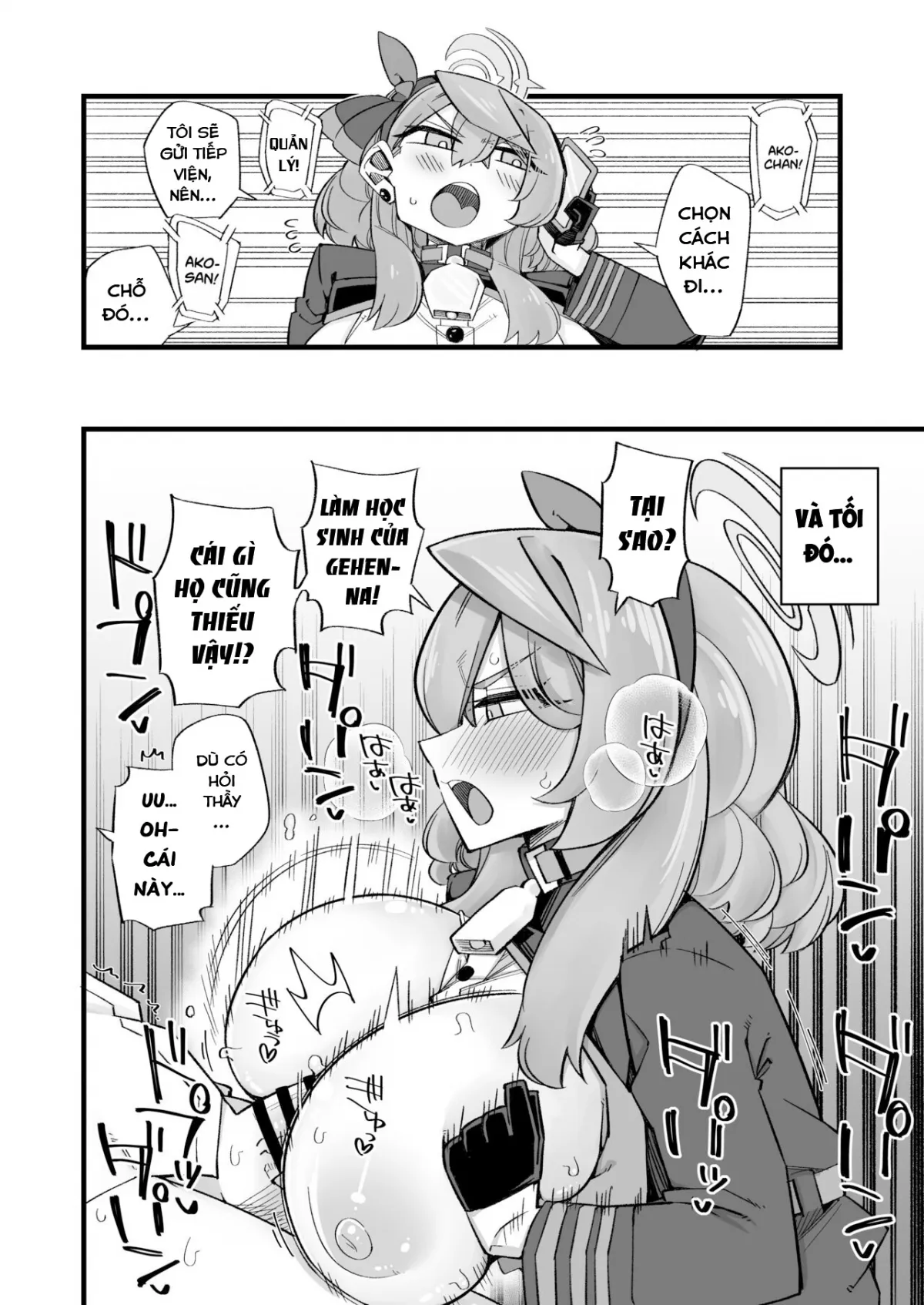 HentaiVN.net - Ảnh 12 - Ako giải tỏa căng thẳng. (Blue Archive) [Ako no Stress Hassan Houhou; Ako's Stress Relieving Sex] - Oneshot